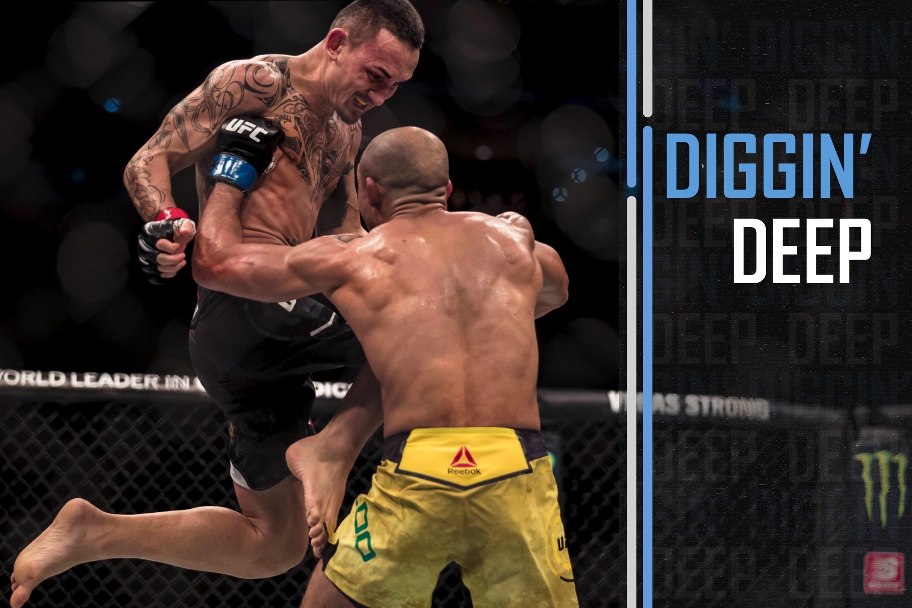 One half of the UFC Fight Night Holloway vs Allen main event, Max Holloway.
