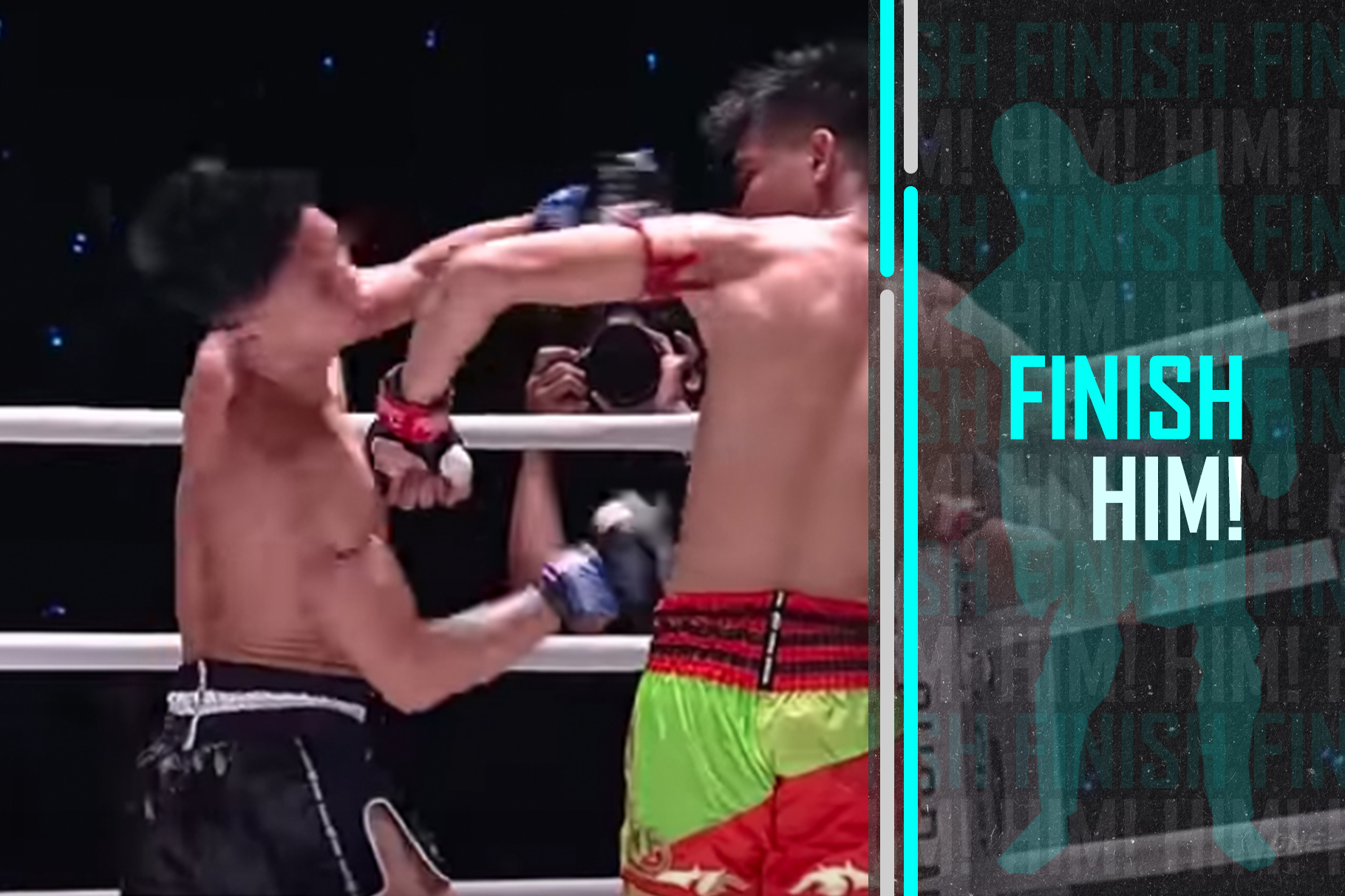 FINISH HIM! A spinning backfist KO from ONE FC's Friday Night Fights. (ONE/YouTube)