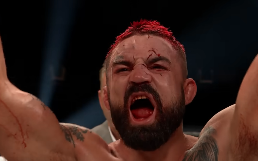 Mike Perry after his win at BKFC 27. Bare Knuckle Fighting Championships / YouTube.