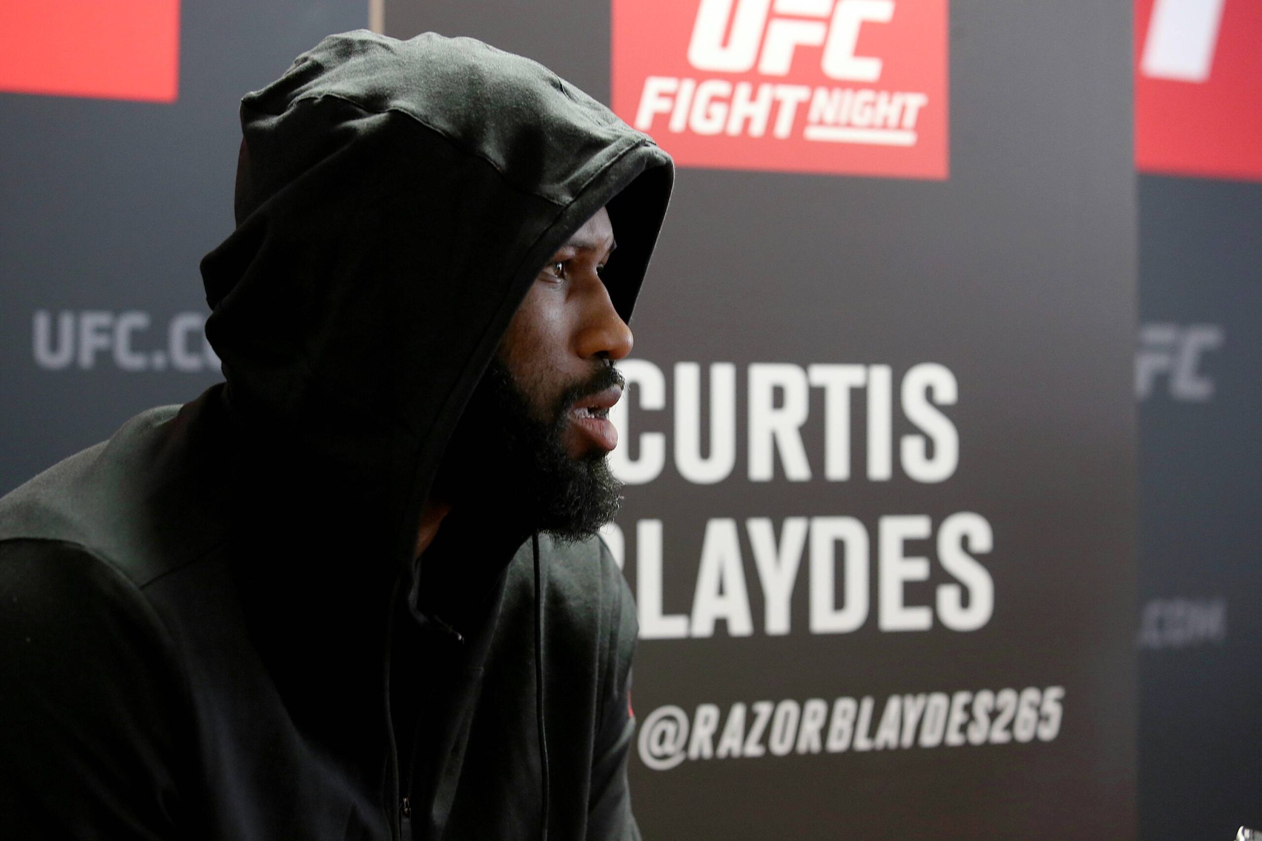 Curtis Blaydes at a UFC pre-fight scrum. IMAGO / Pixsell