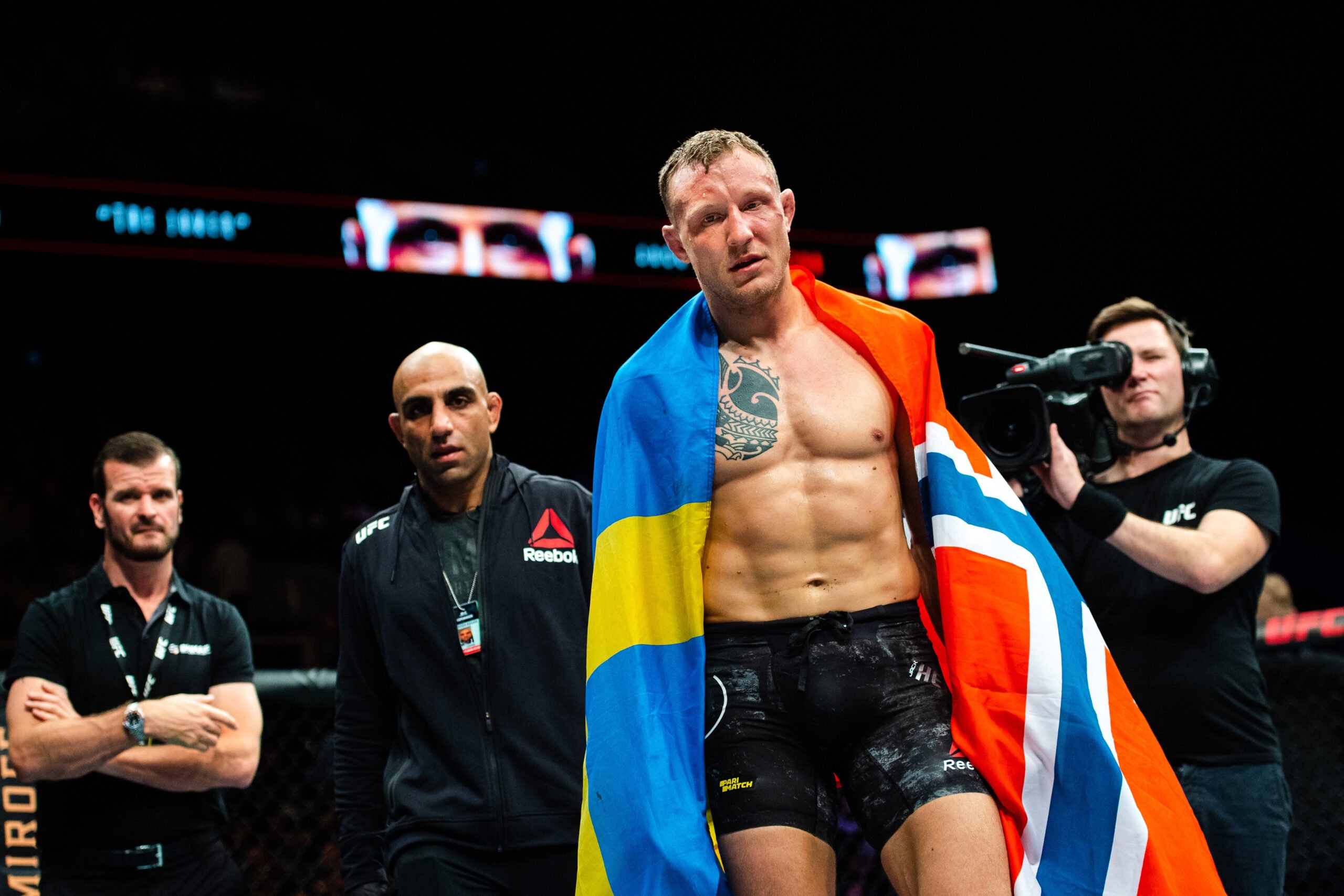 Jack Hermansson after his loss to Jared Cannonier in Sept. 2019.