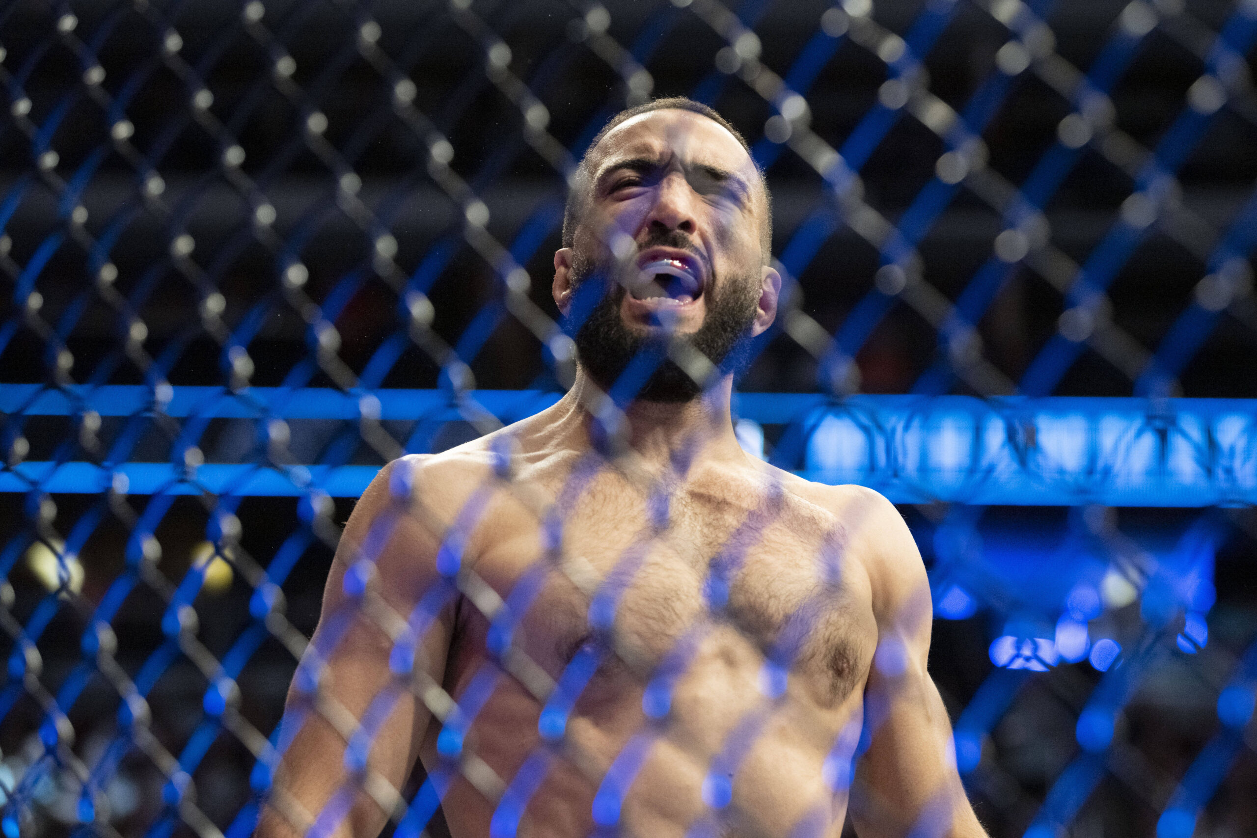 IMAGO / ZUMA Wire June 12, 2021, Glendale, Arizona, USA: GLENDALE, Ariz. - June 12, 2021: for SPORTS. UFC No. 12 Welterweight Belal Muhammad of Pal...