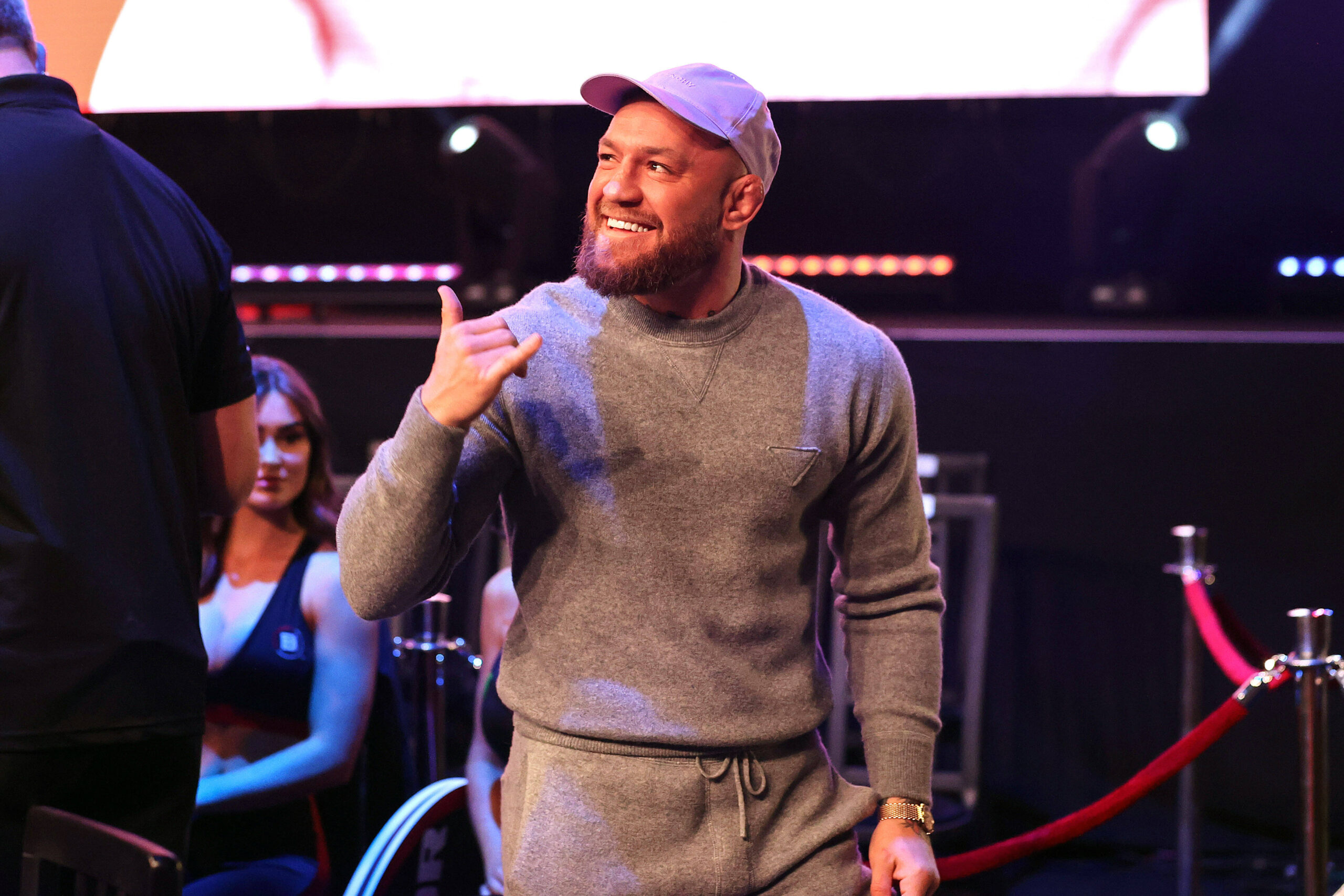 Conor McGregor at Bellato Dublin in Feb. 2022.