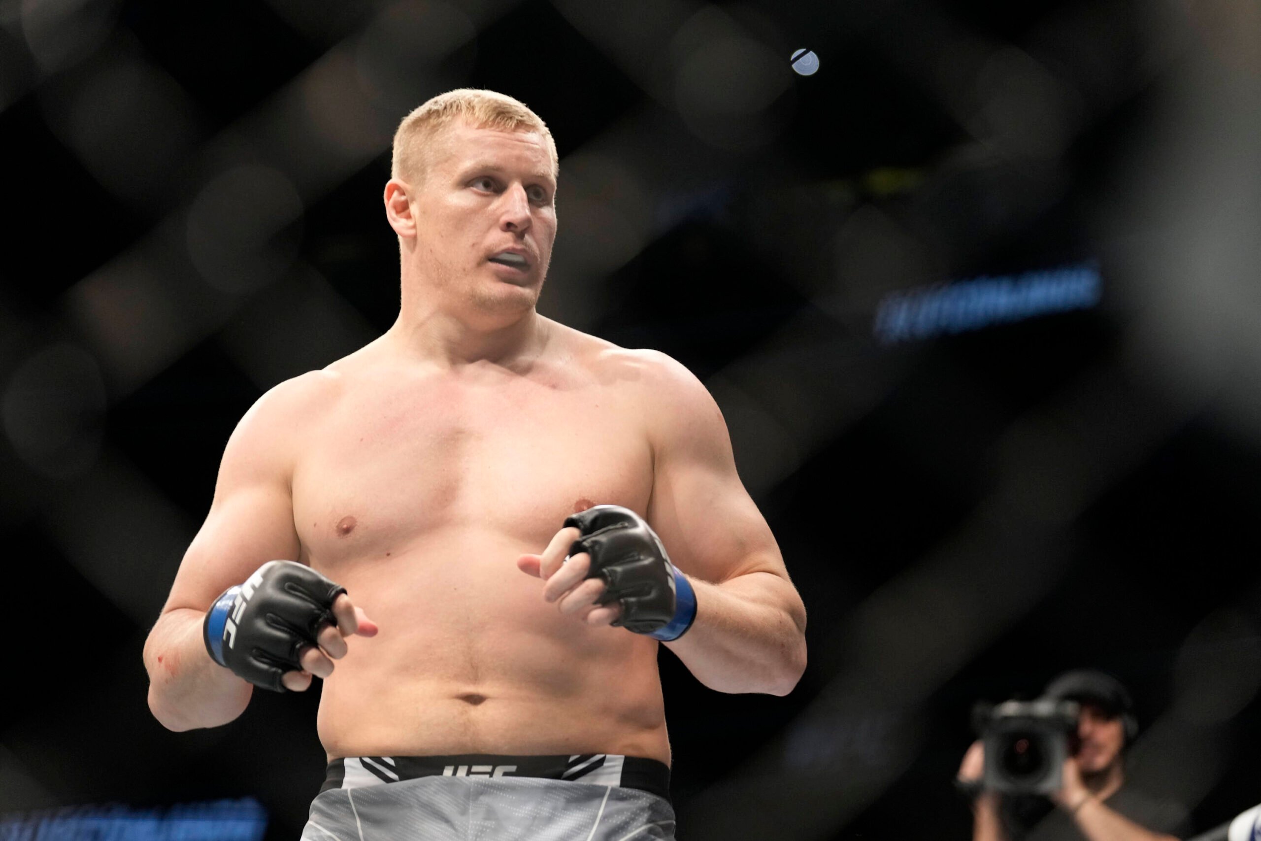 Sergei Pavlovich at UFC Orlando in Dec. 2022.