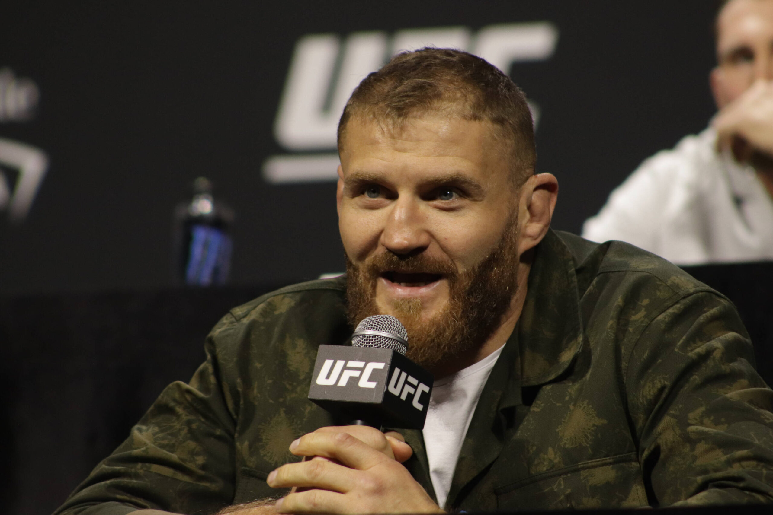 Jan Blachowicz at a UFC press conference. IMAGO / Sports Press Photo