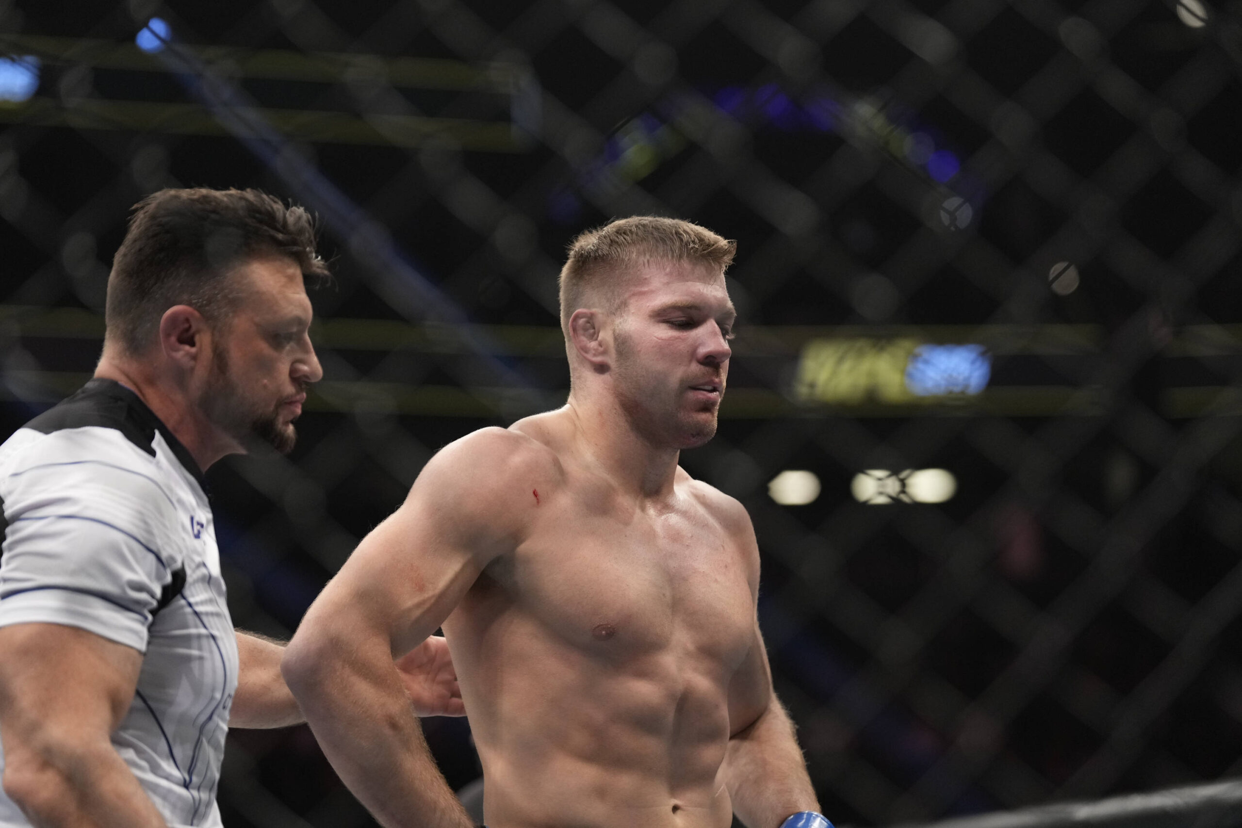 Dricus Du Plessis after his fight with Derek Brunson.