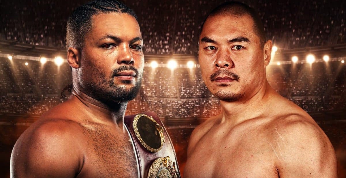 Official poster for Joe Joyce vs. Zheili Zhang.