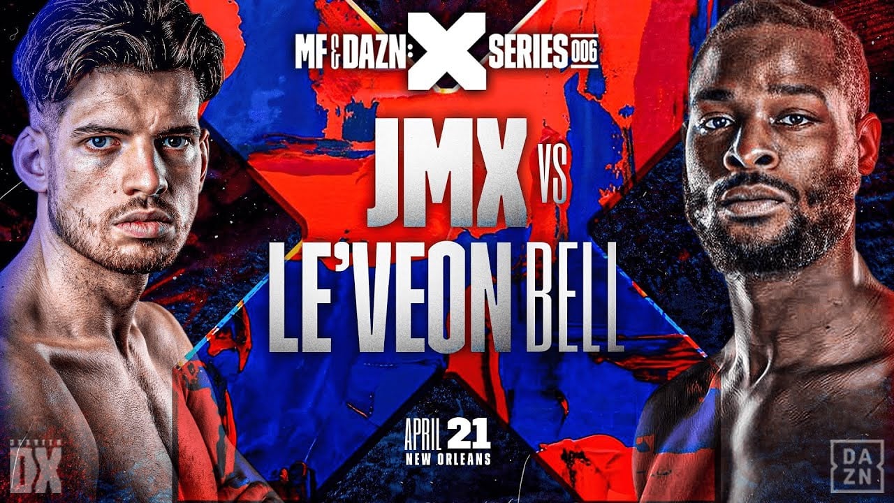 JMX vs Le’Veon Bell | Misfits & DAZN: X Series 006 official poster.