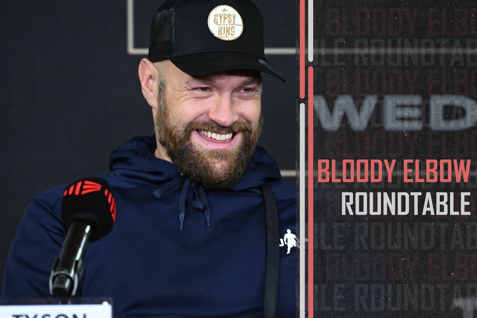 Tyson Fury, probably laughing at the idea of fighting Jon Jones.