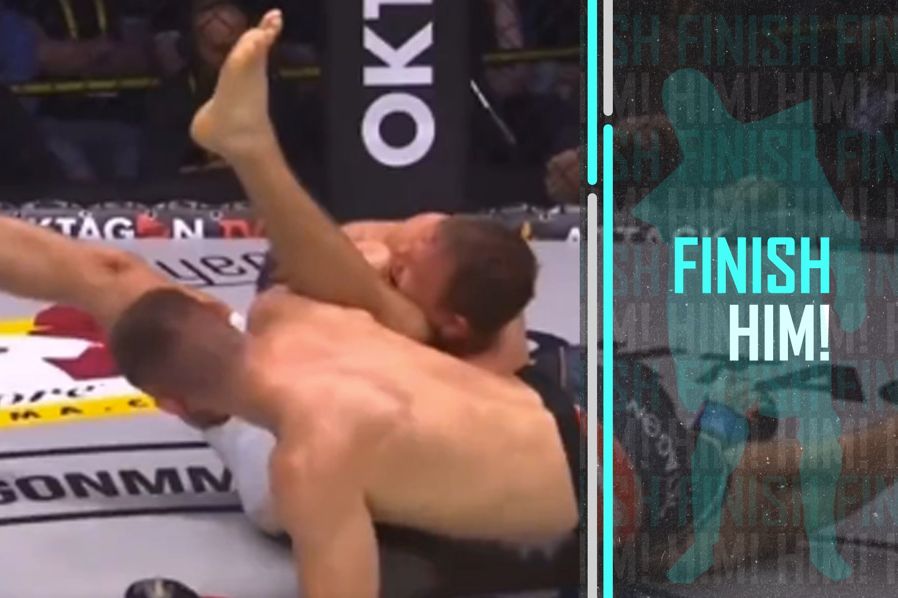 Finish him! All the best submissions (such as this omoplata) and kos from MMA, boxing and beyond.