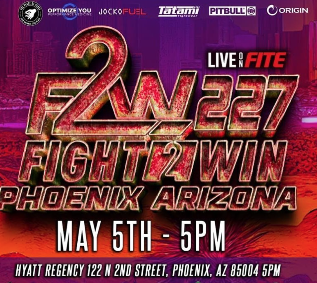 F2W 227 official poster