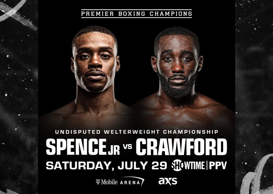 Poster for Errol Spence Jr. vs. Terence Crawford.