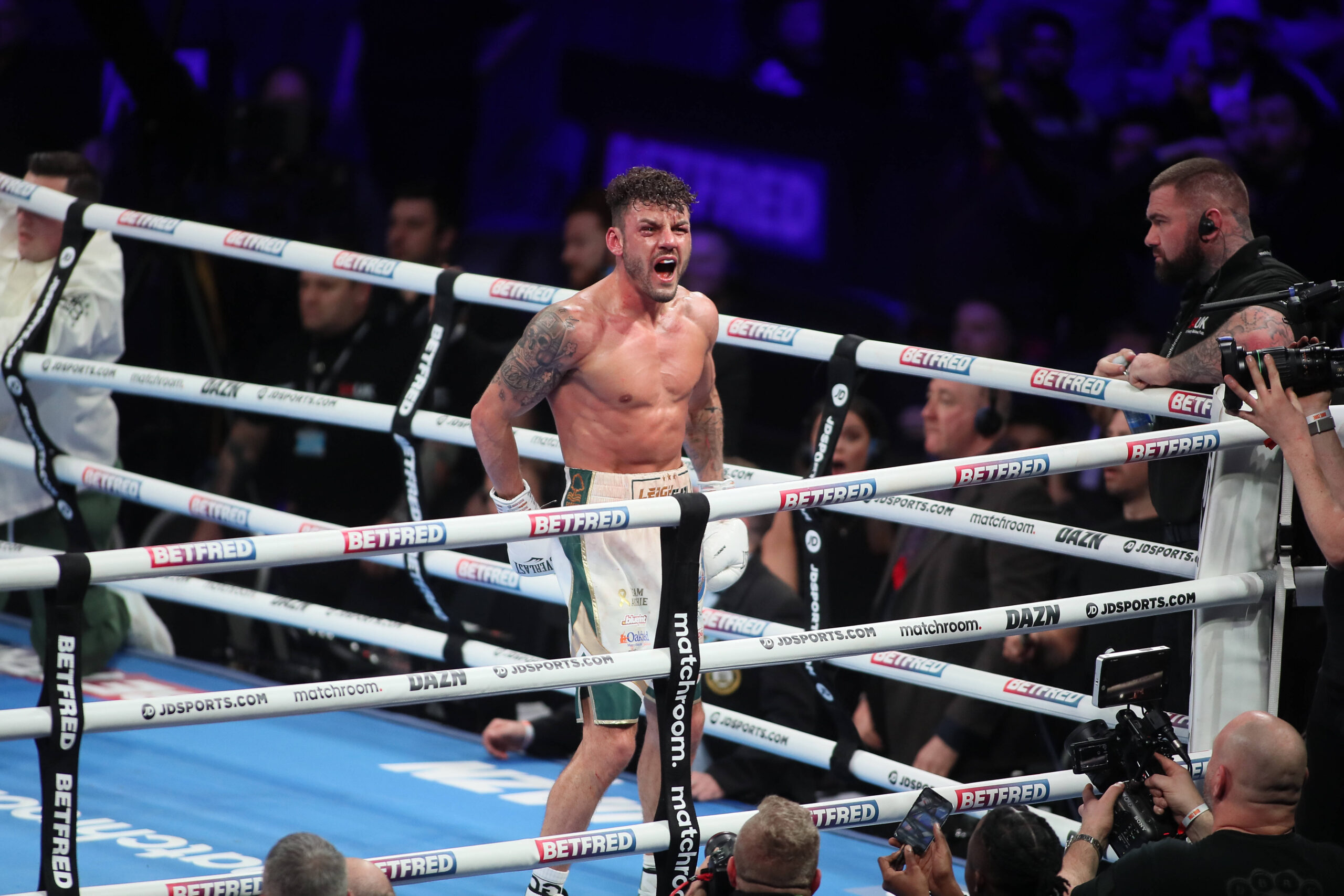 Leigh Wood (pictured) fought Mauricio Lara again at Mauricio Lara vs. Leigh Wood 2.