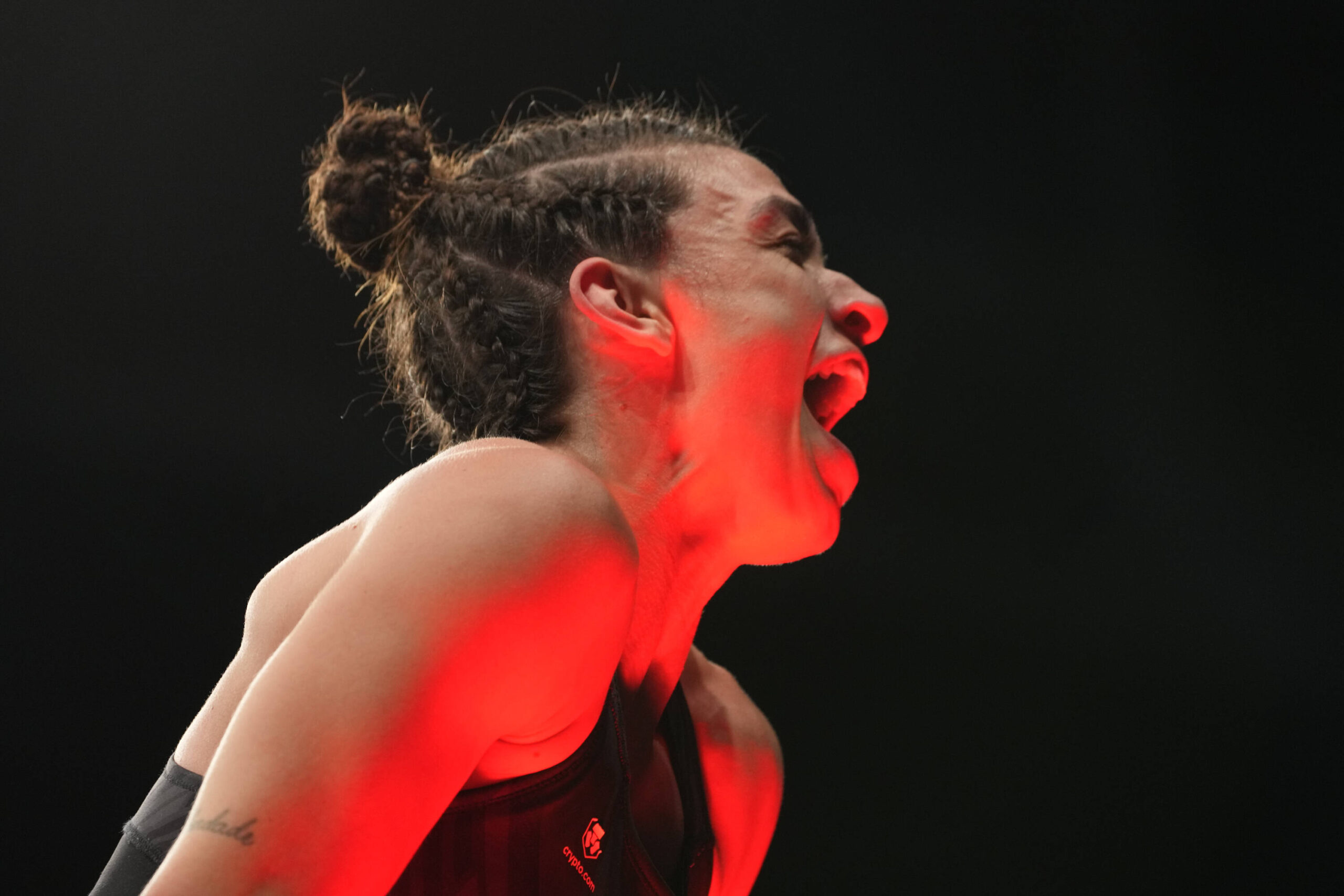 Mackenzie Dern when she fought at a UFC card in Jacksonville, FL.
