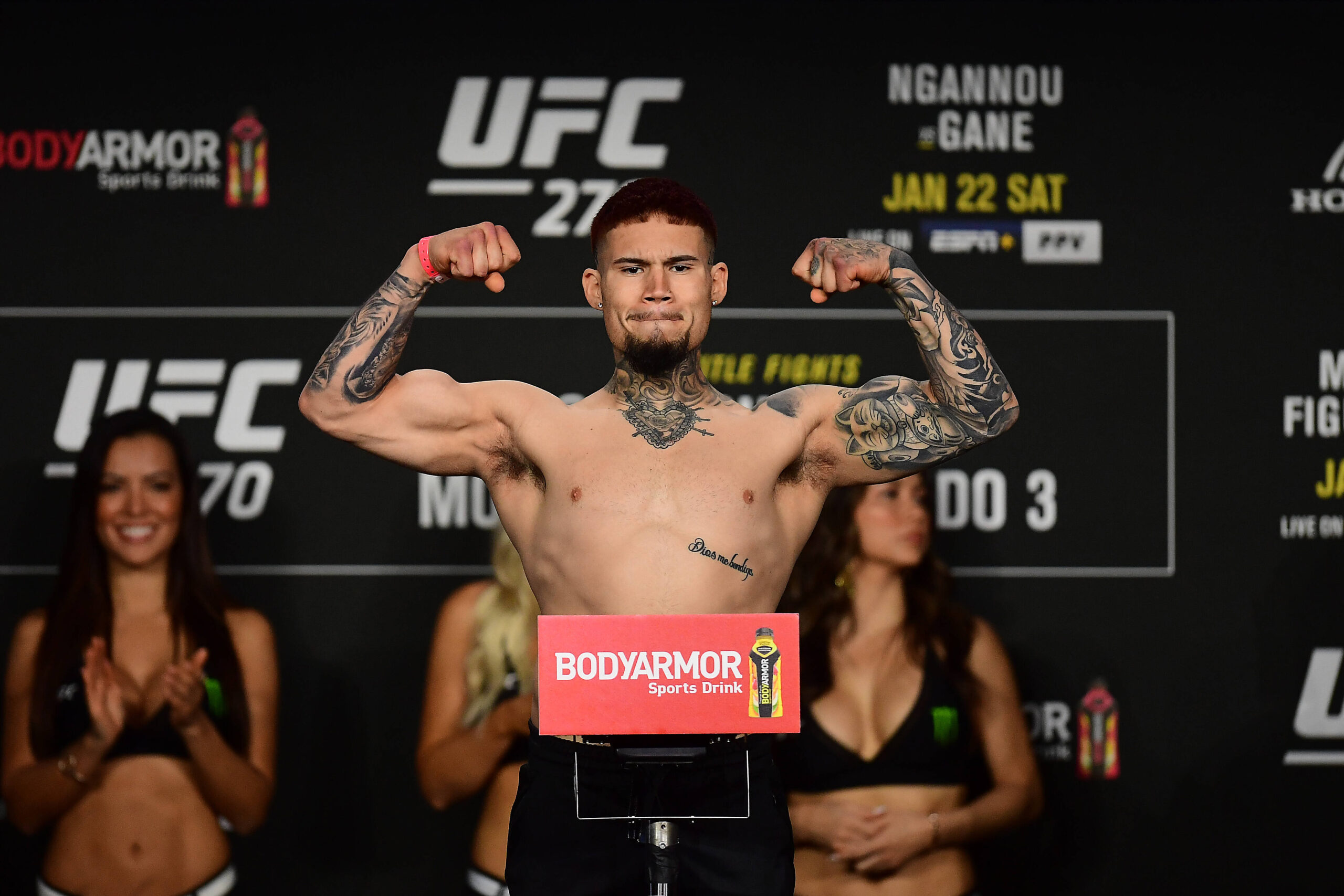 Pete Rodriguez (pictured here) is out of UFC on ABC 4 due to weight management issues.