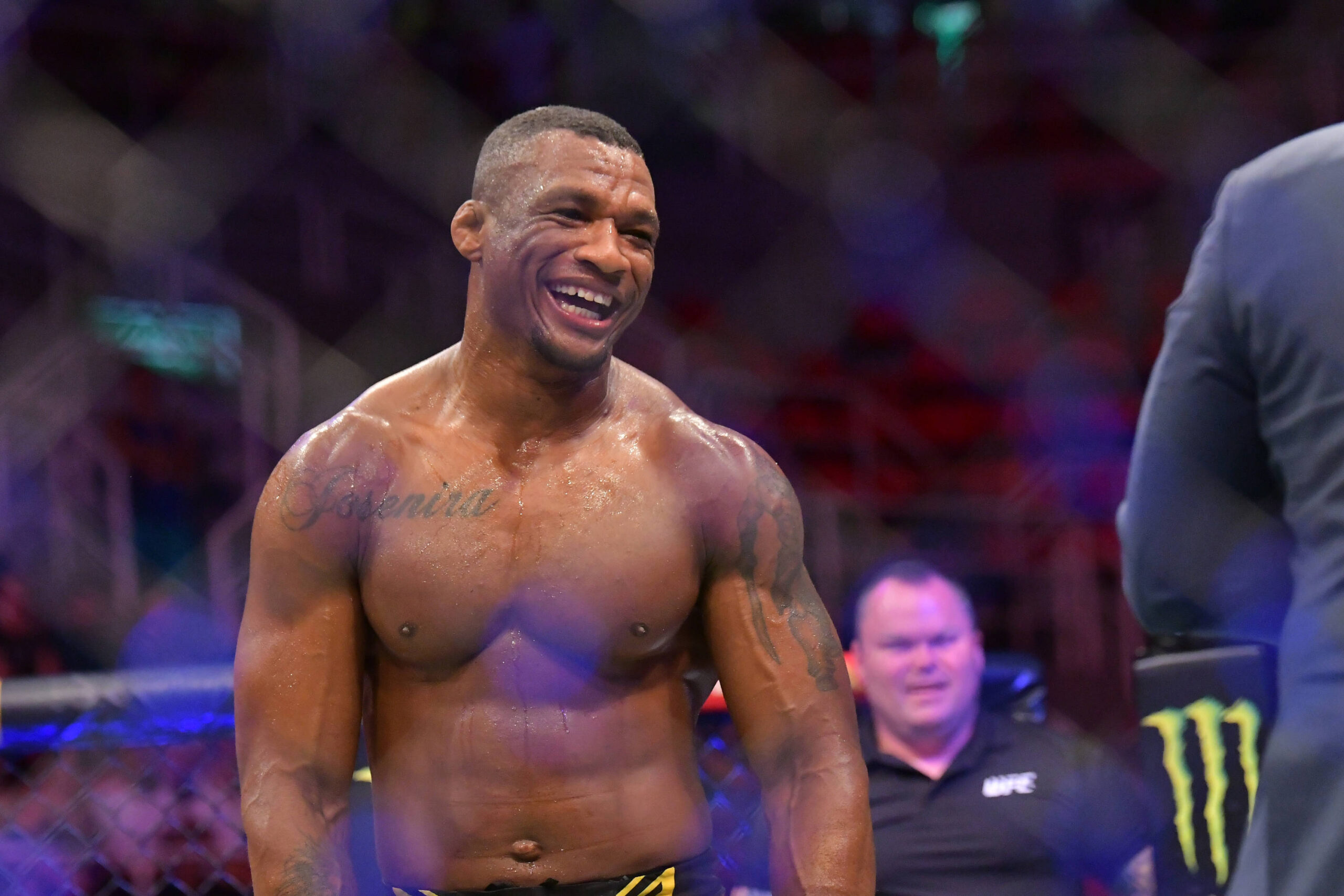Jailton Almeida, one half of the UFC fight night card on ABC 4 main event.
