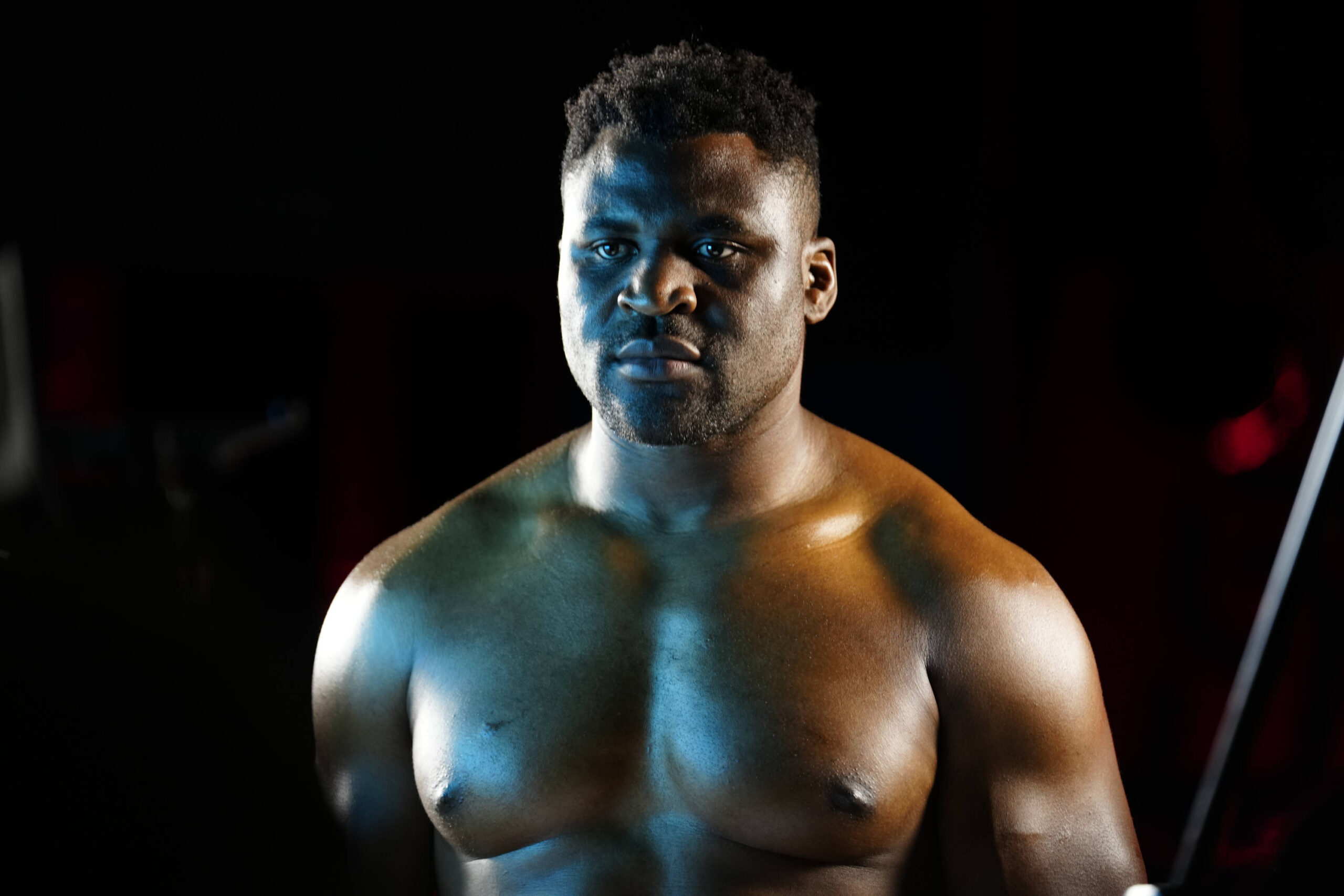 Francis Ngannou during a promotional video for Professional Fighters League (PFL).