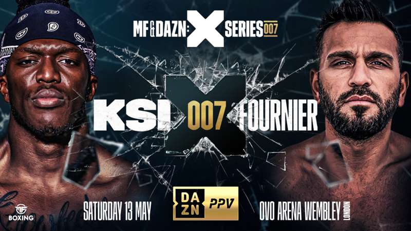 KSI vs Joe Fournier | Misfits & DAZN: X Series 007 official poster.