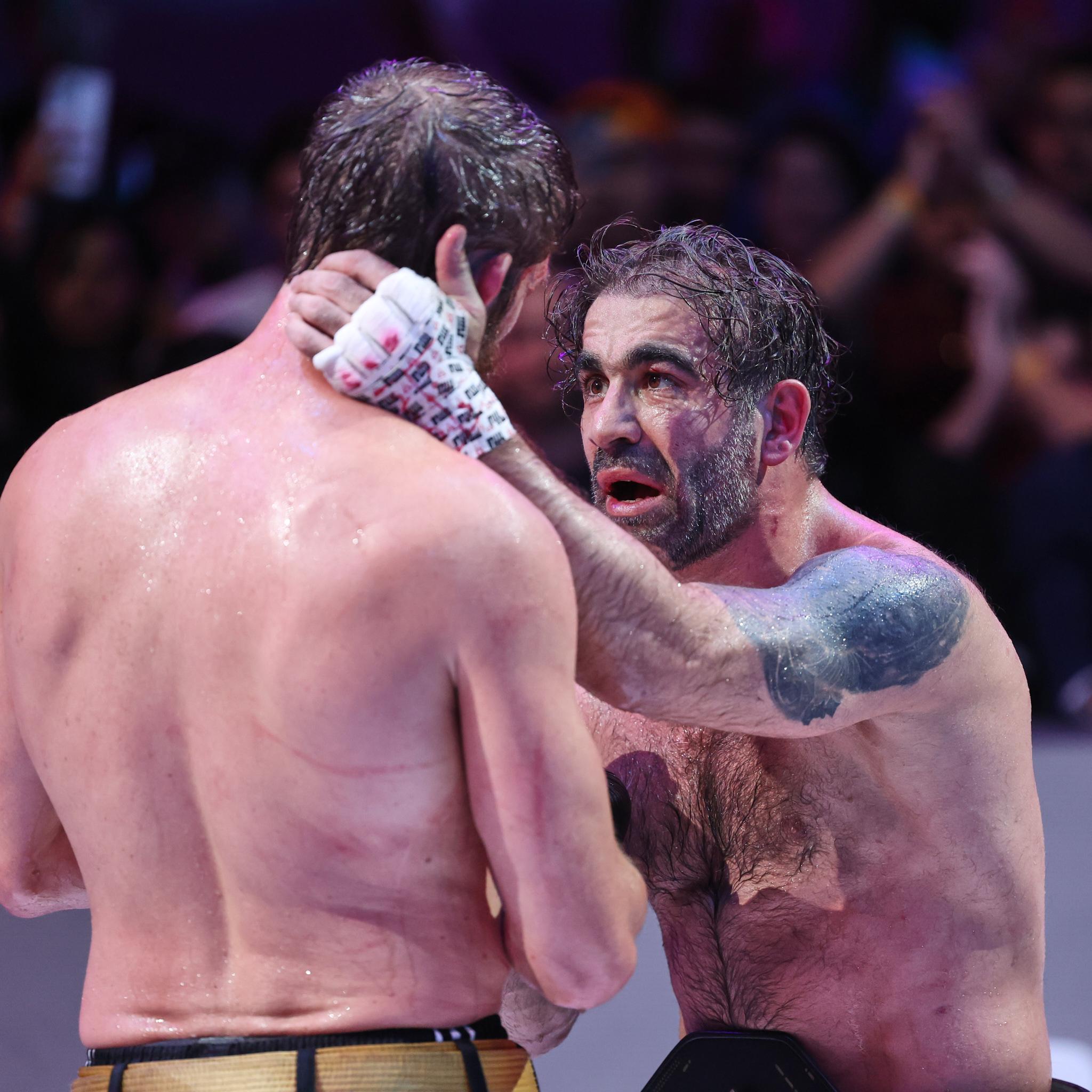 Rafael Aghayev bested Josh Quayhagen to unify the welterweight title at Karate Combat 40