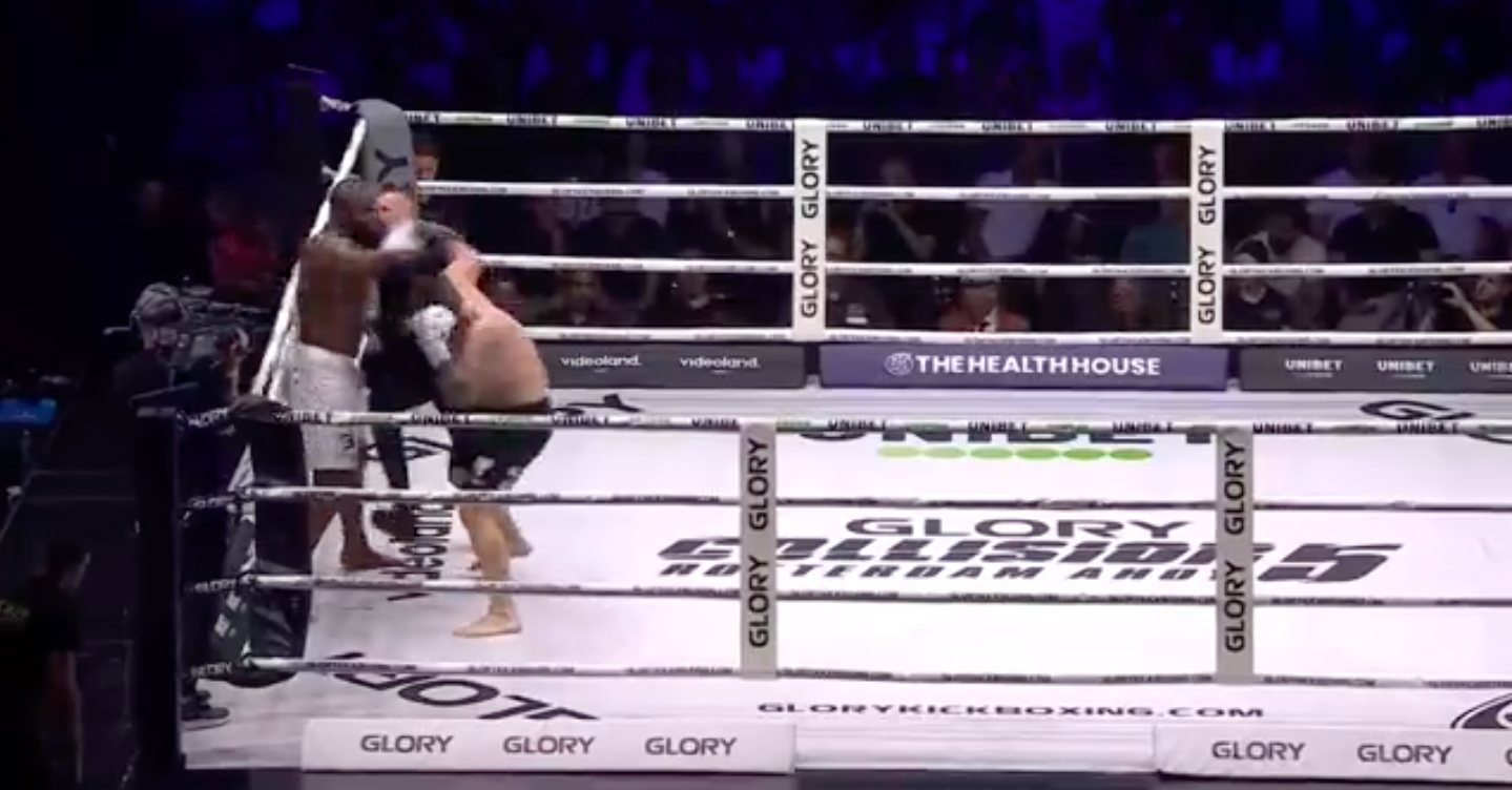 Referee gets clocked at GLORY Collision 5.