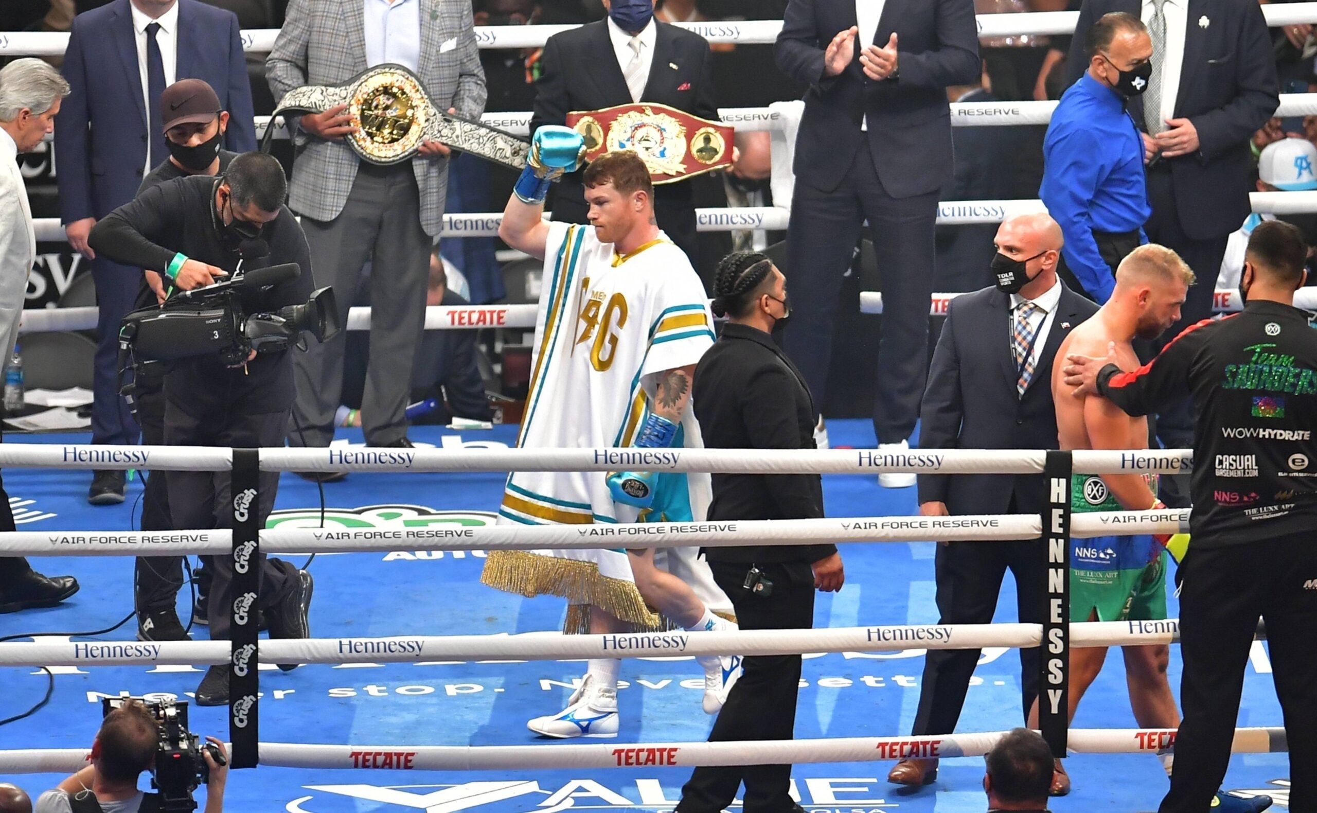 Canelo Alvarez in the ring