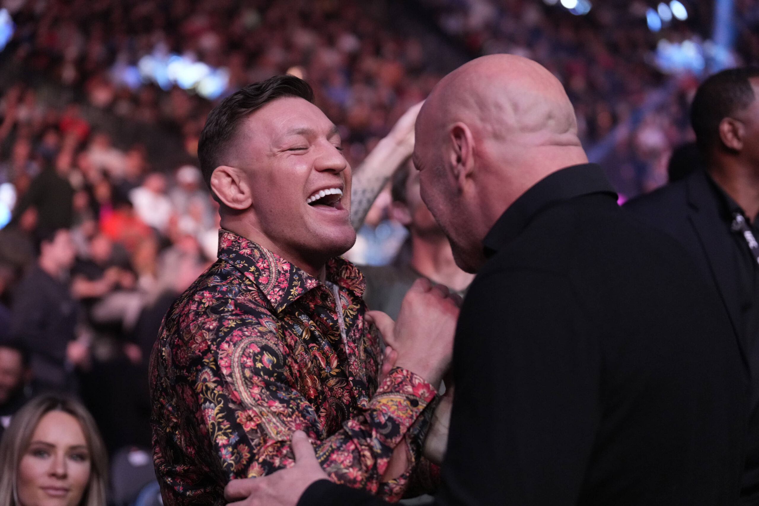 UFC president Dana White and Conor McGregor in happier times