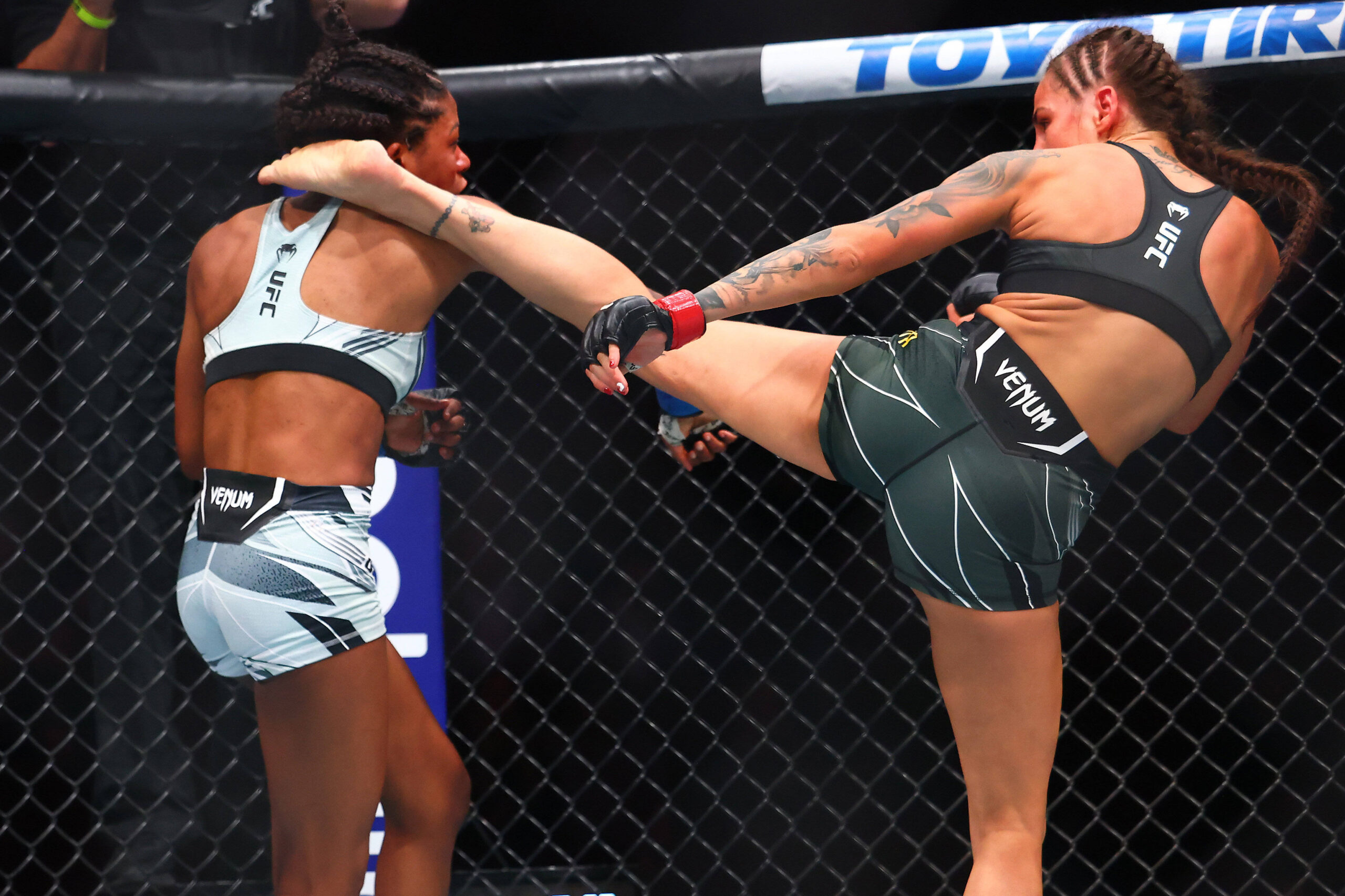 IMAGO/USA TODAY: Diana Belbita had a foot injury at UFC 289.