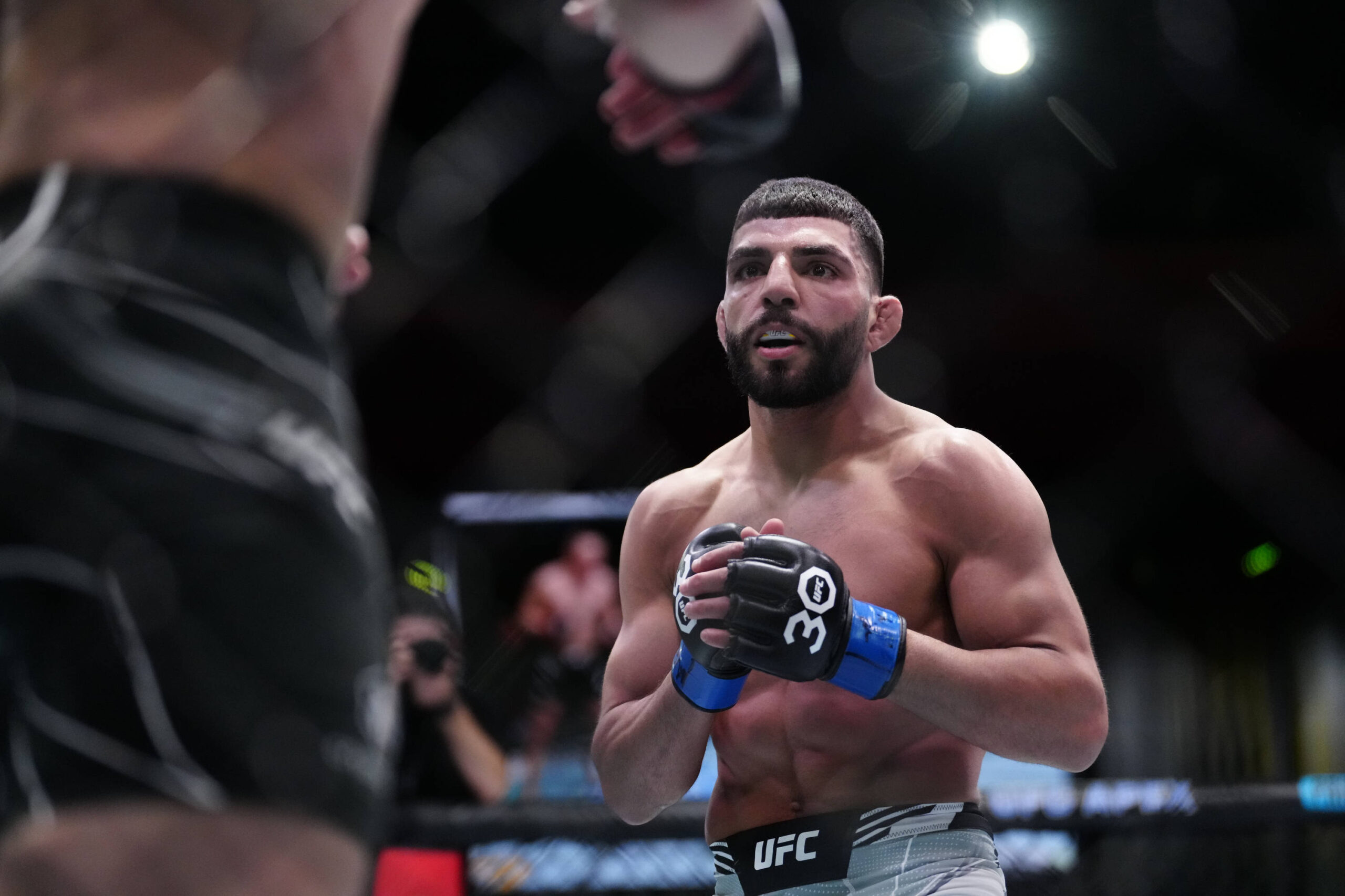 Amir Albazi during his fight at UFC Vegas 74.