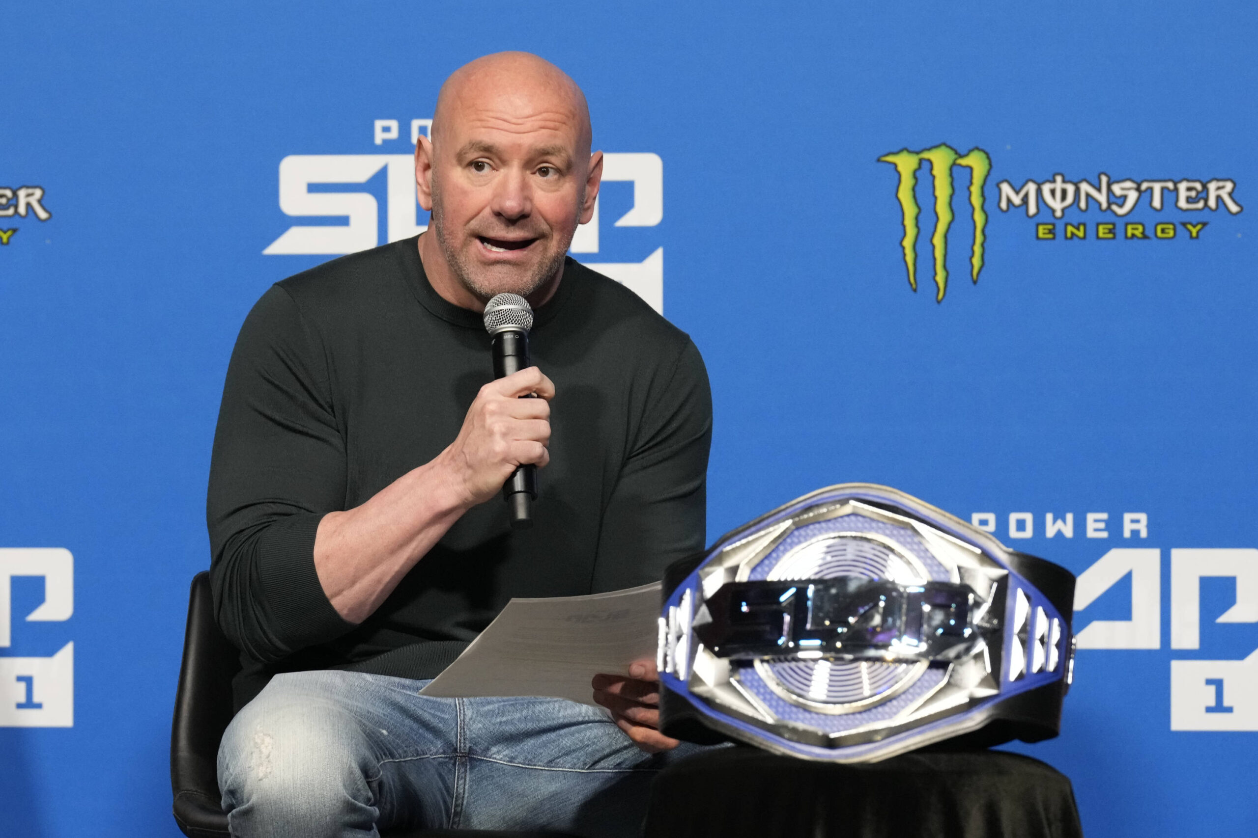 Dana White at a Power Slap event.
