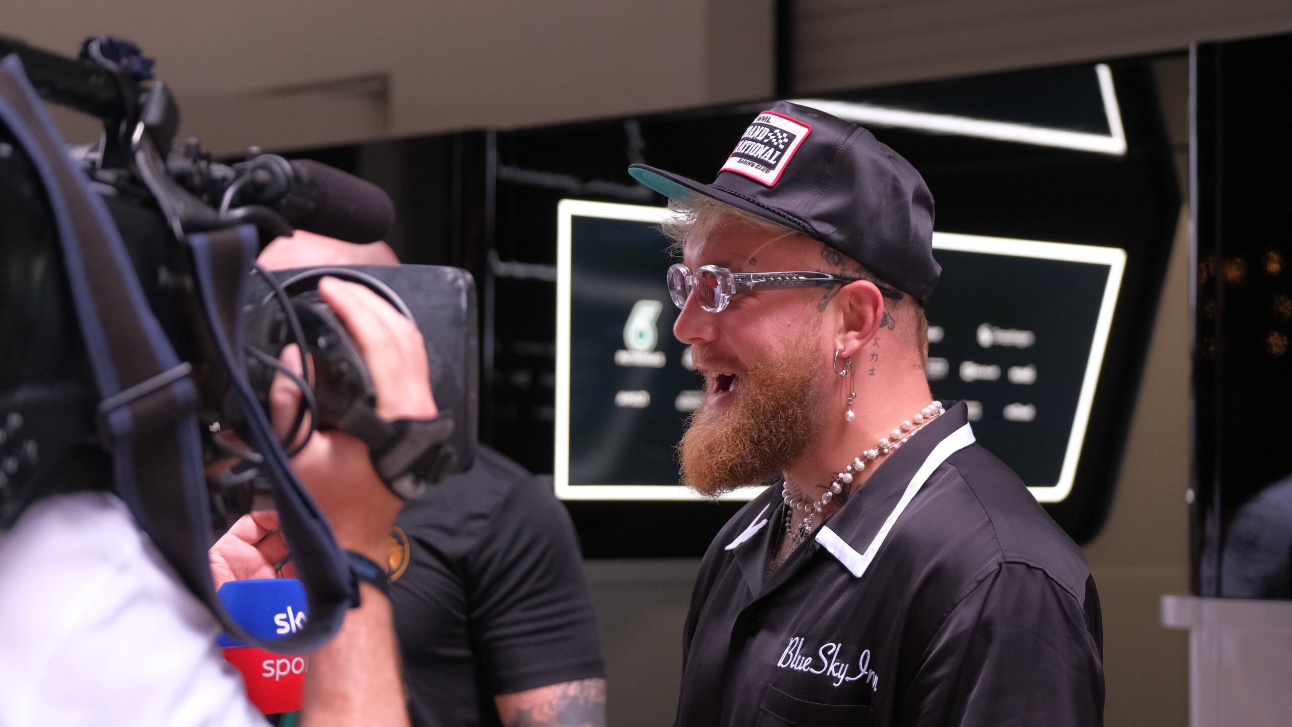 May 7, 2023, Miami, FL, USA: MAY 7th, 2023: Jake Paul during the Miami Grand Prix race week in Miami Gardens, FL. Jason Pohuski BMR Miami USA - ZUM...