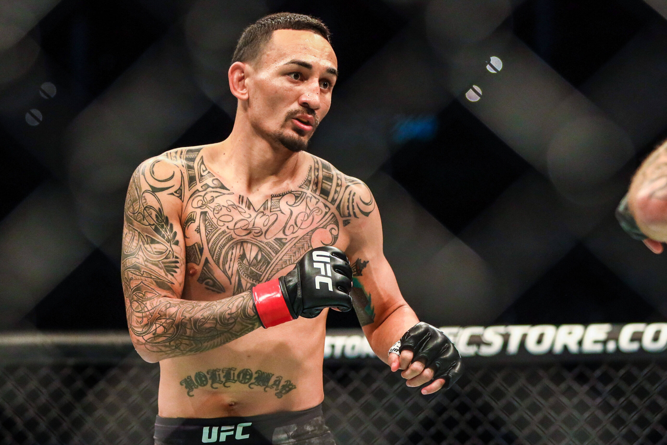 Max Holloway at UFC 240.