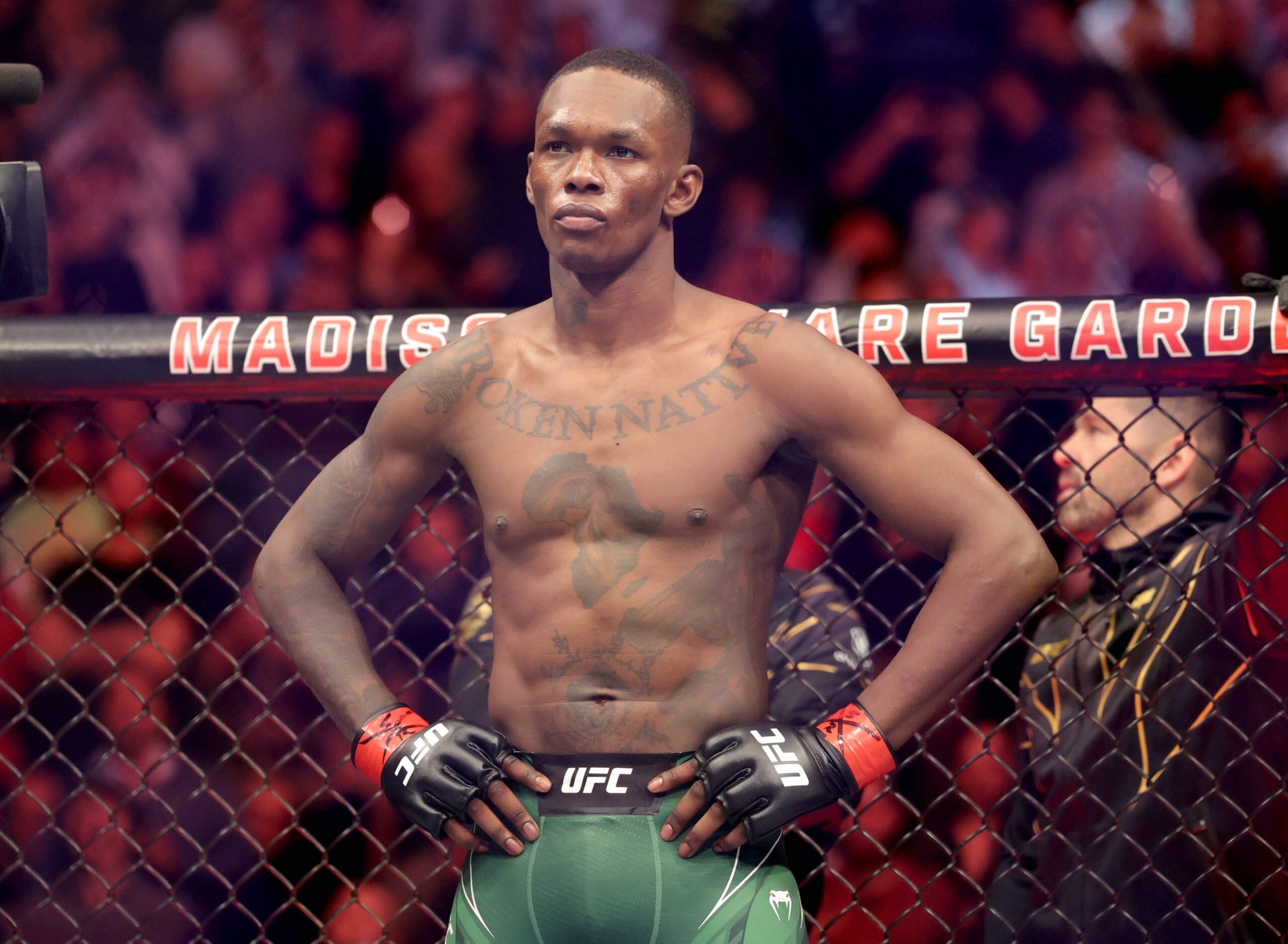 Israel Adesanya at UFC 281 this past November.