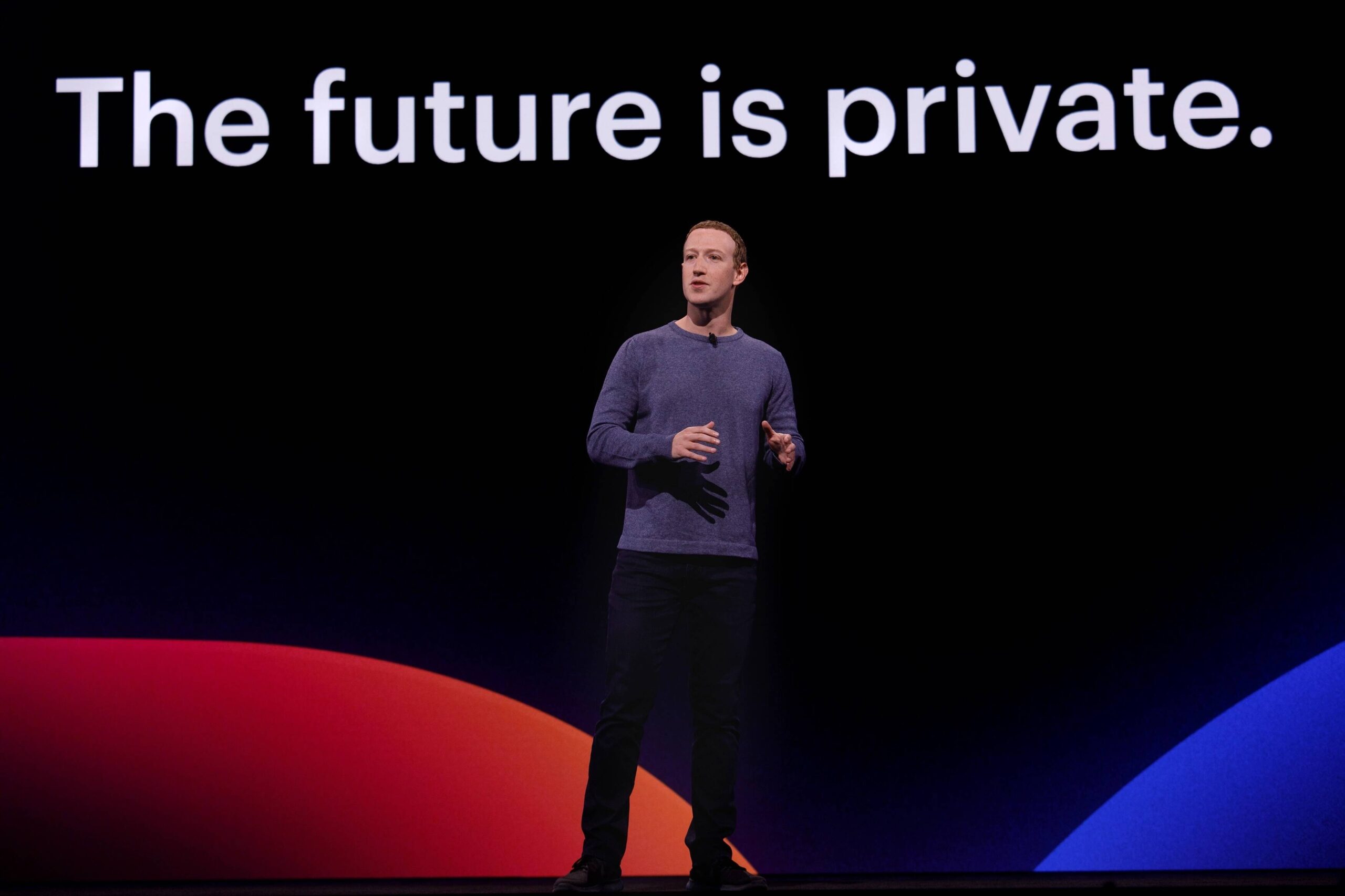 Mark Zuckerberg at a 2022 Facebook event.