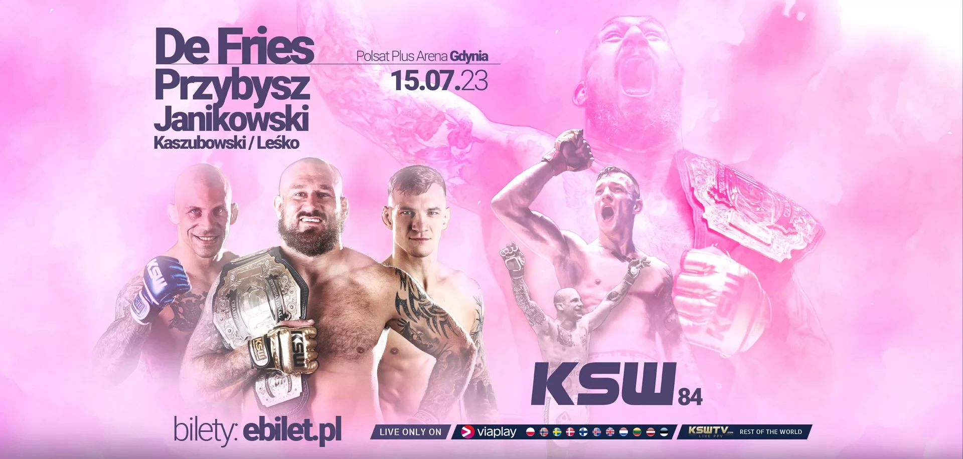 KSW 84 official poster.