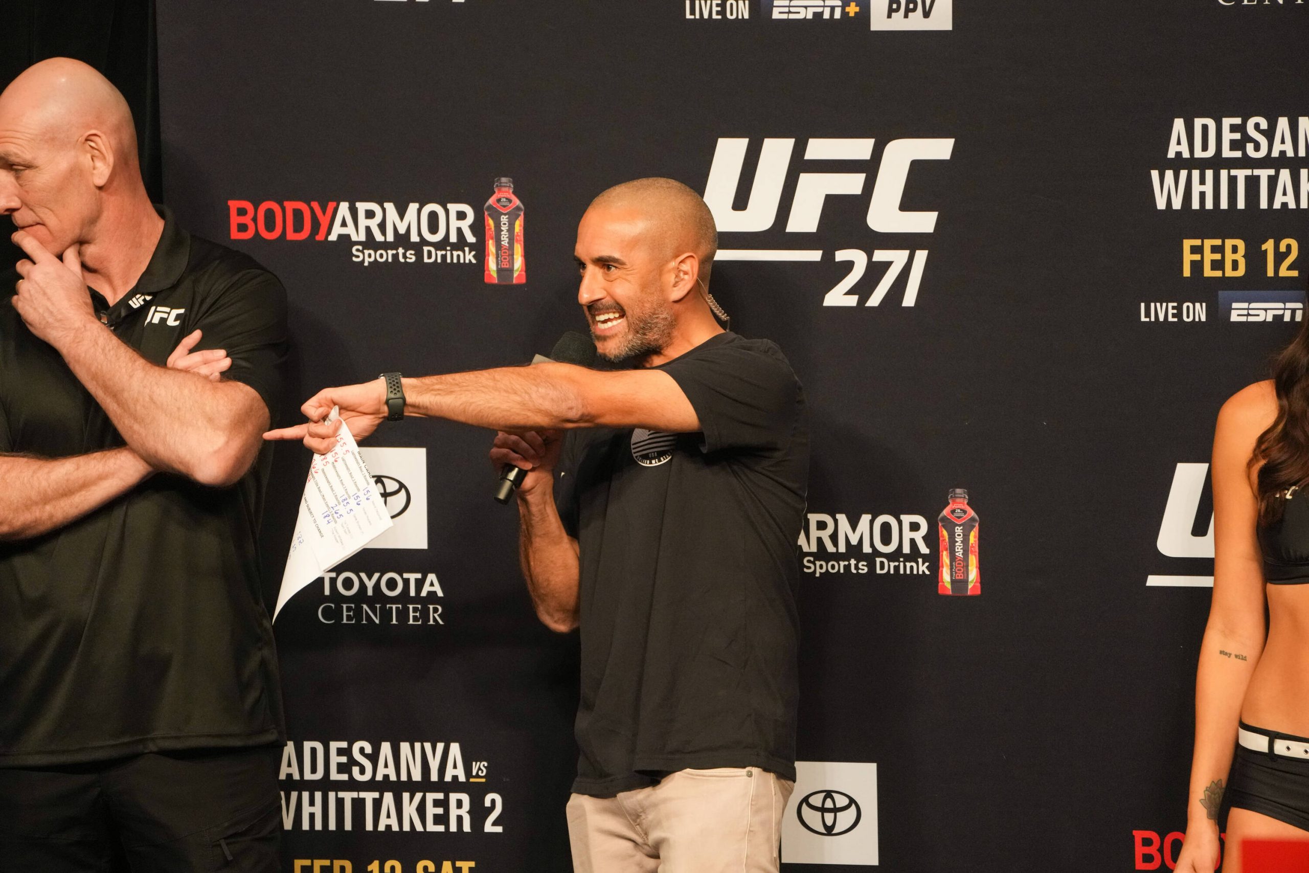 UFC commentator Jon Anik.