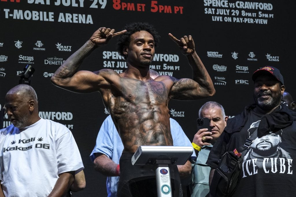 IMAGO/ZUMA Wire: Terence Crawford defeated Errol Spence by TKO.