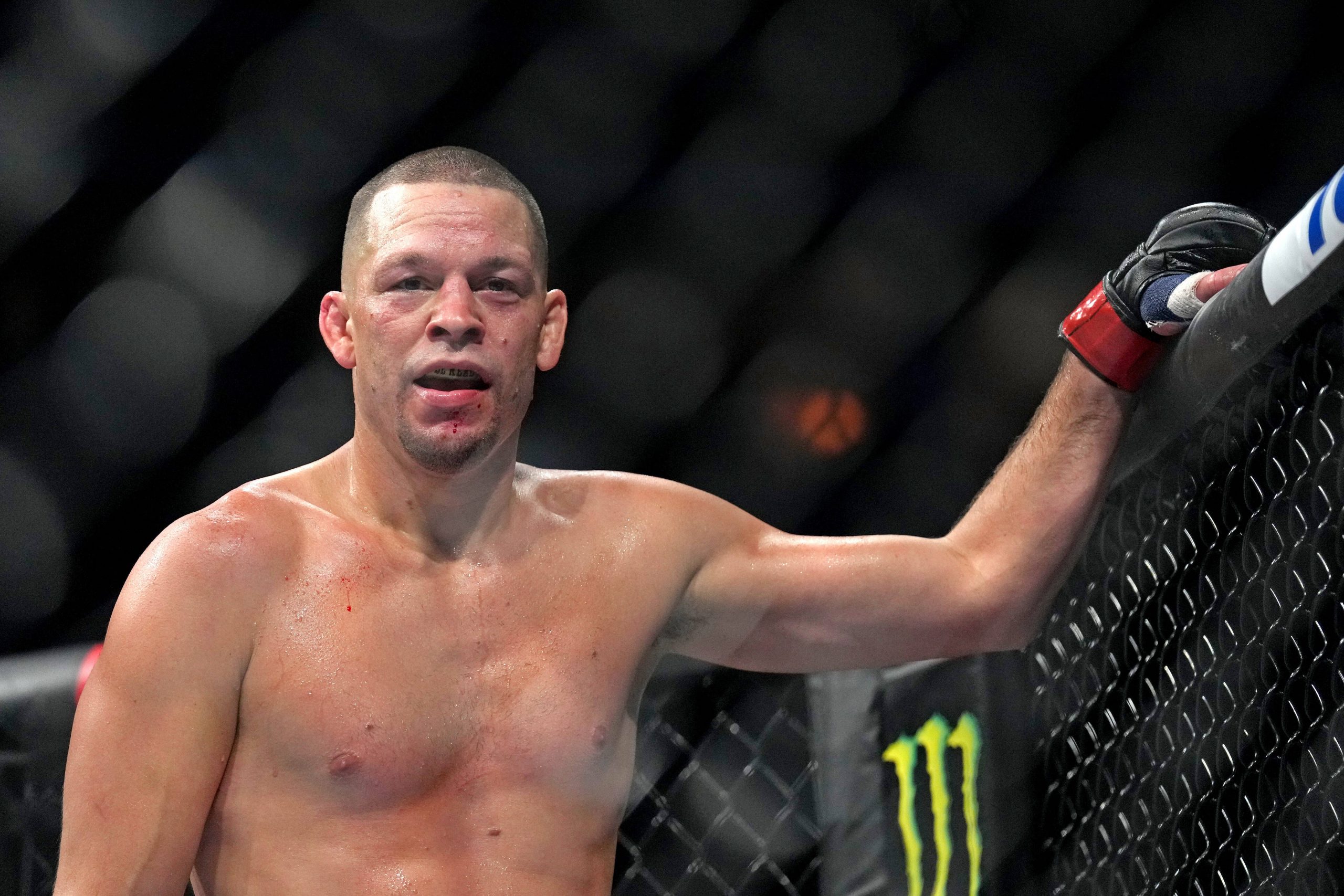 Nate Diaz at UFC 279.