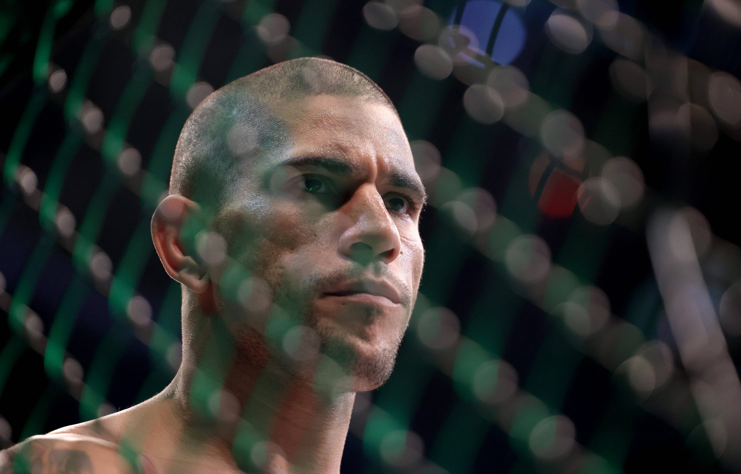 Alex Pereira before his bout against Israel Adesanya during UFC 281 at Madison Square Garden. New York Madison Square Garden NY USA, EDITORIAL USE ...