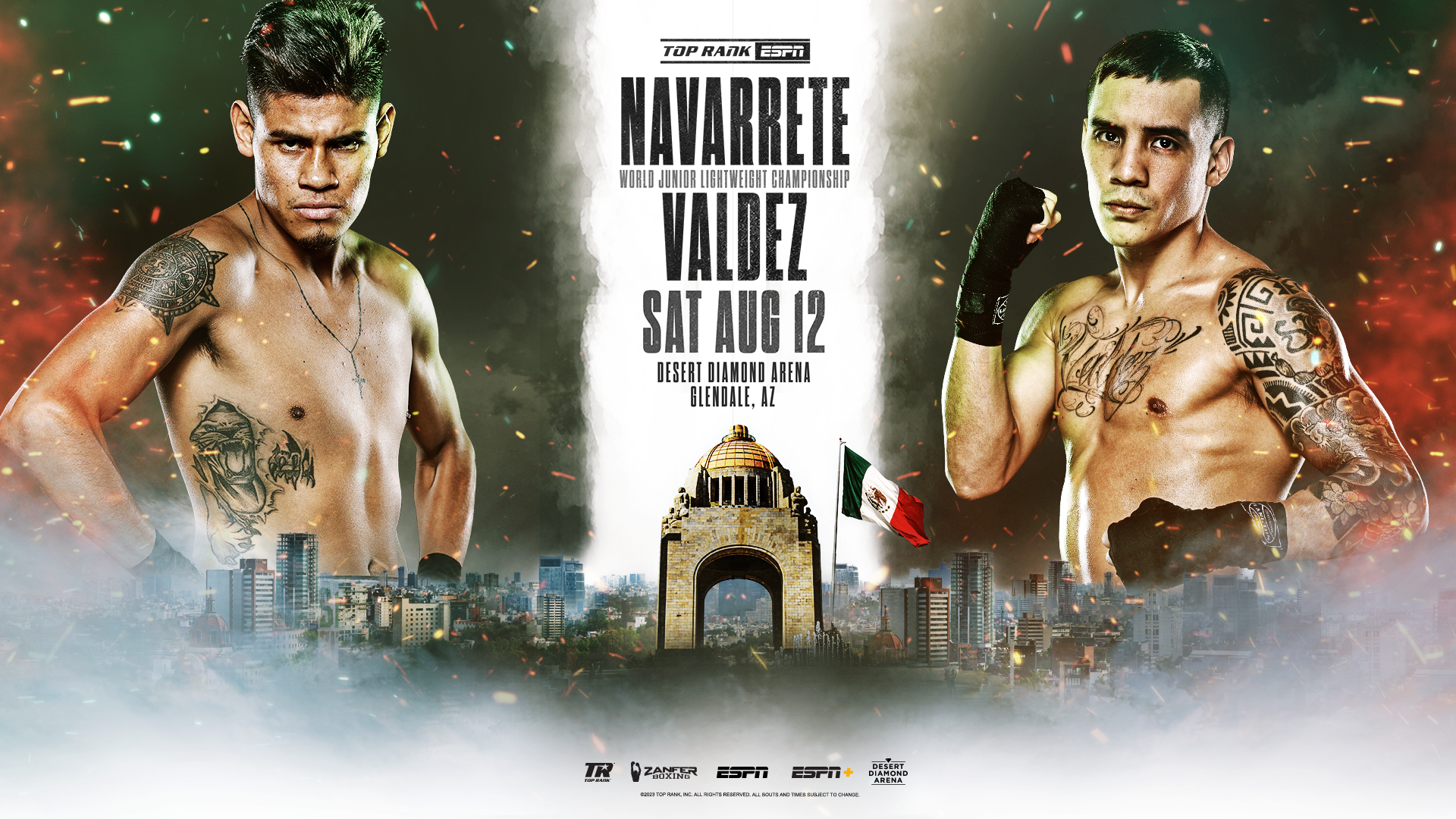 Emanuel Navarrete vs. Oscar Valdez official poster