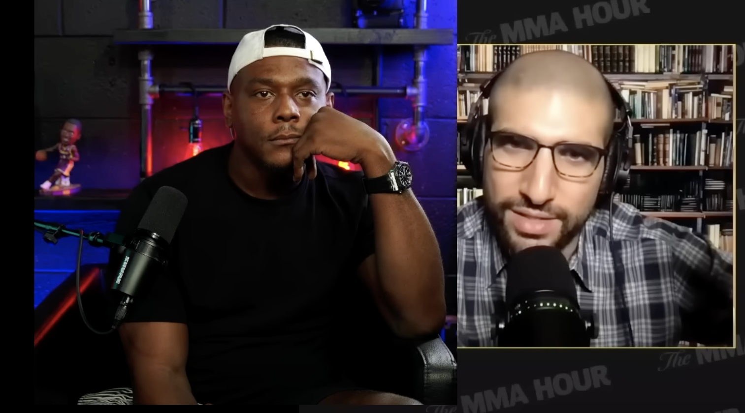 UFC fighter Jamahal Hill's feud with Ariel Helwani is an intra-media battle.