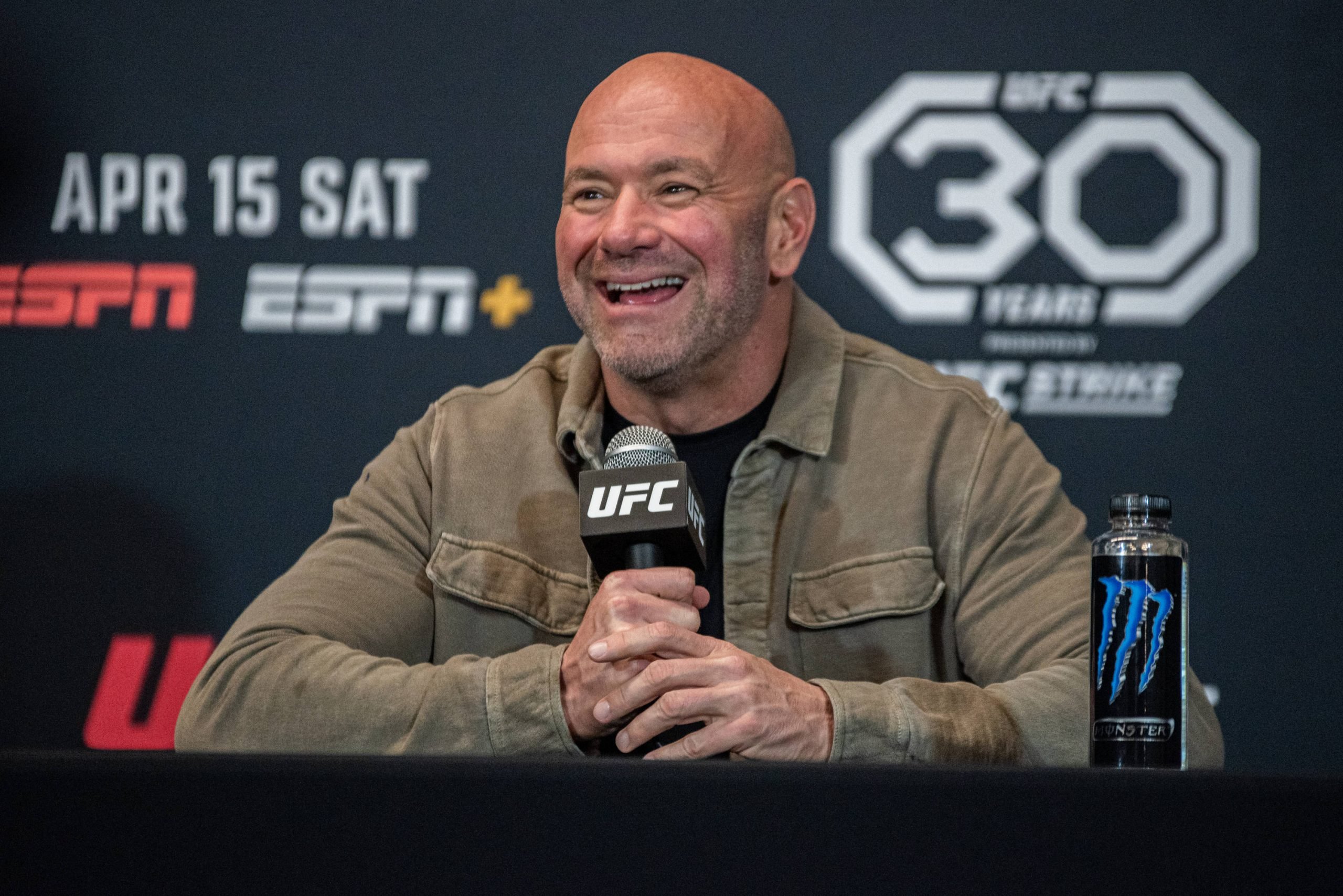 Dana White at UFC Kansas City.