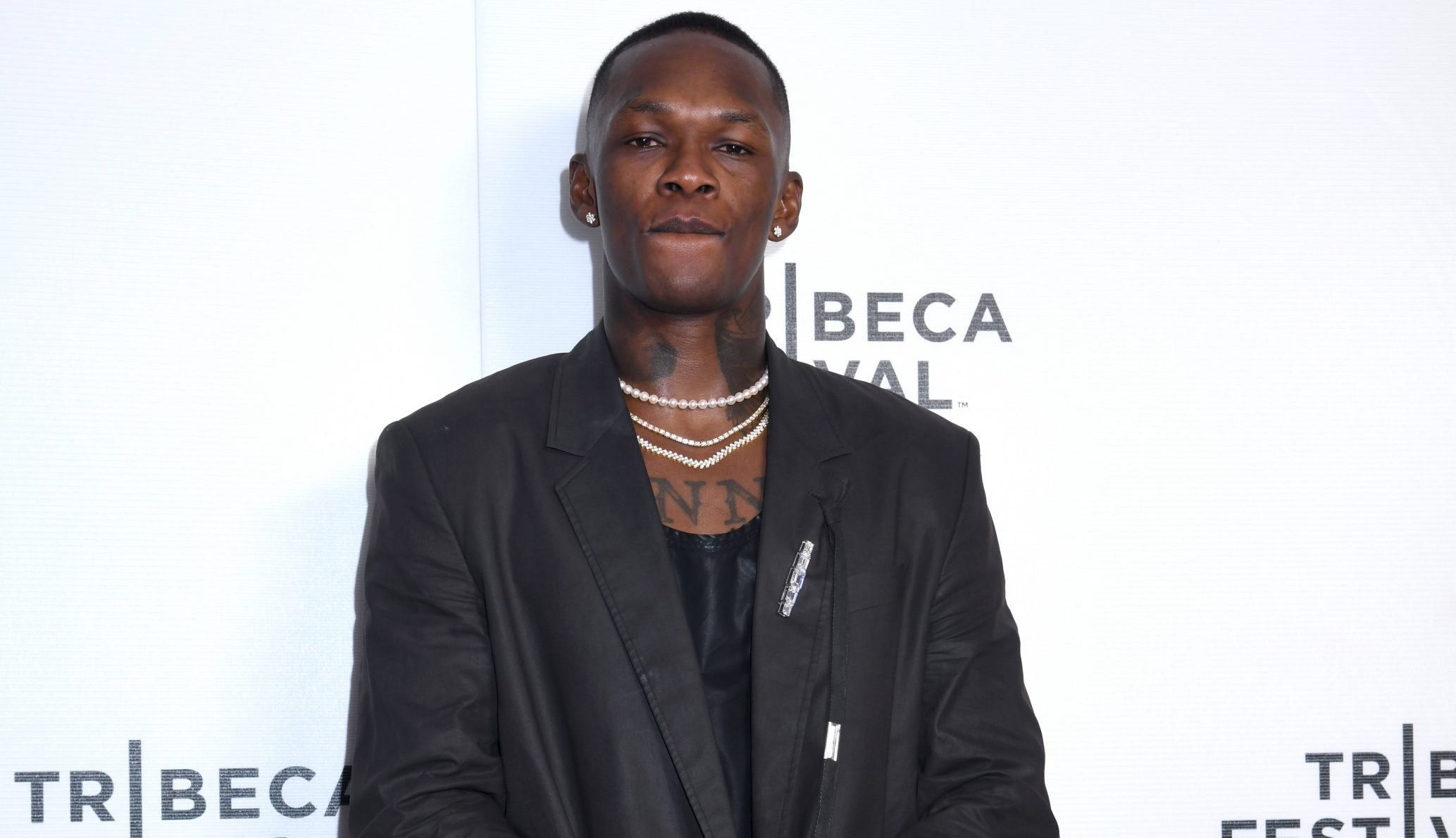 Israel Adesanya at Tribeca.