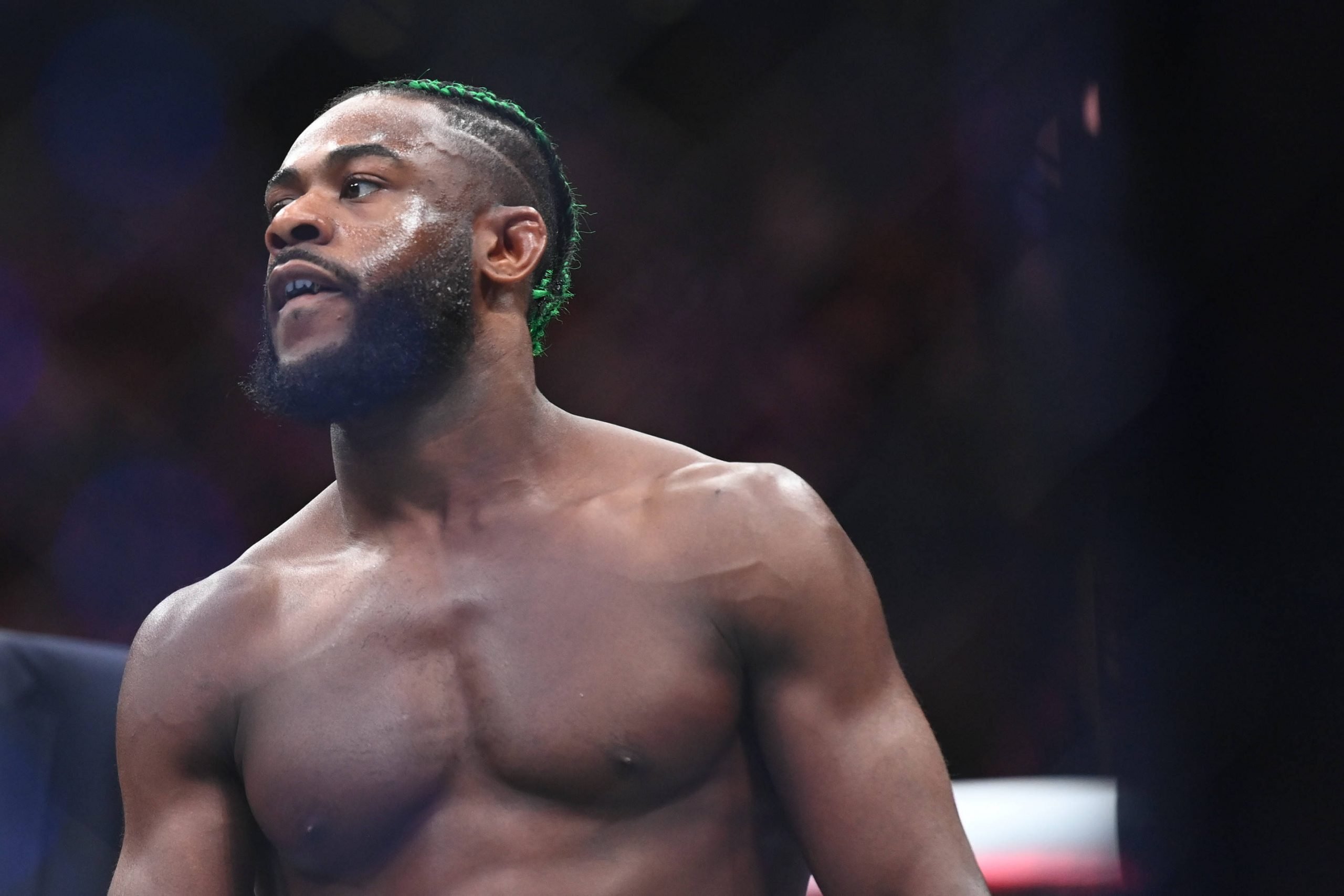 MMA: UFC 292 - Sterling vs O'Malley Aug 19, 2023; Boston, MA, USA; Aljamin Sterling (red gloves) prior to the fight against Sean O™Malley (blue glo...