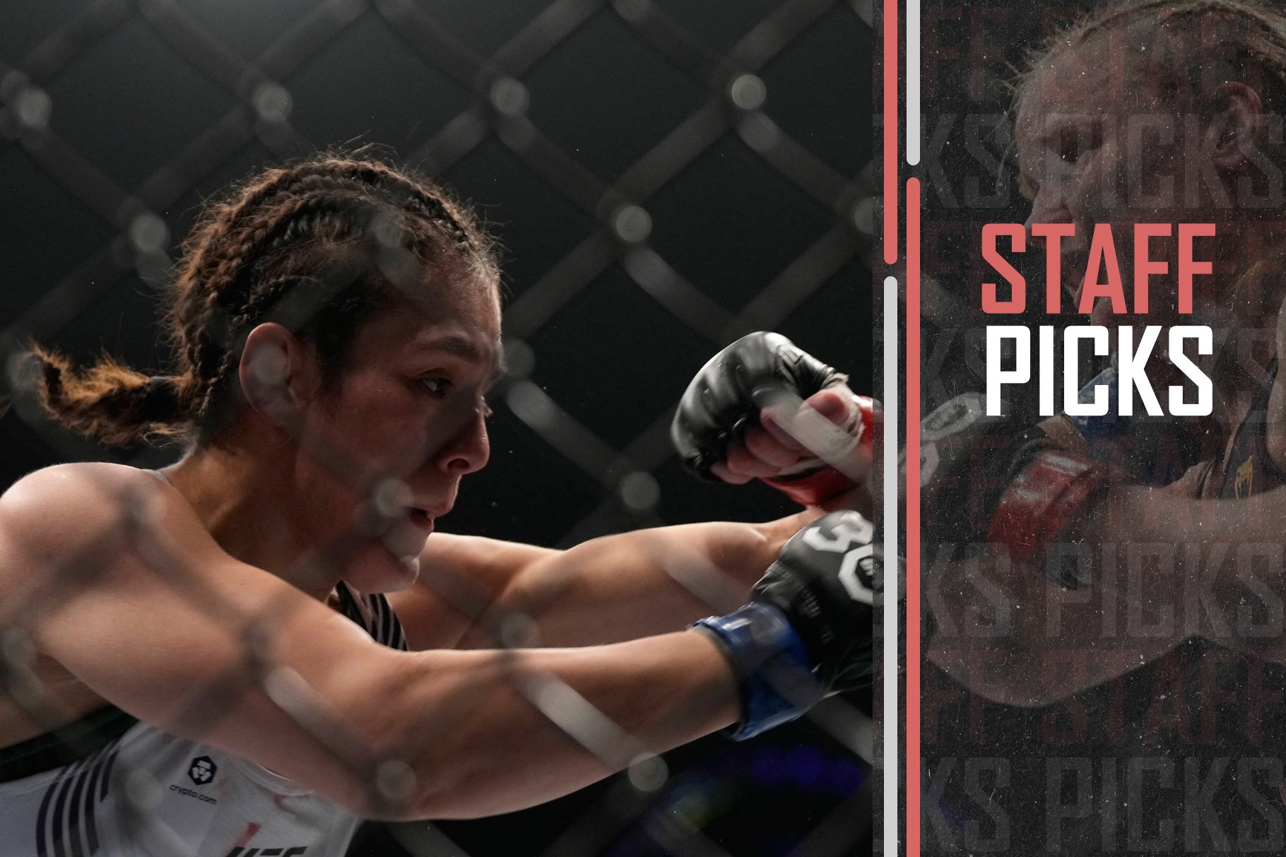 Noche UFC Alexa Grasso vs Valentina Shevchenko 2 staff picks and predictions
