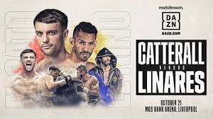 Jack Catterall vs. Jorge Linares fight poster.