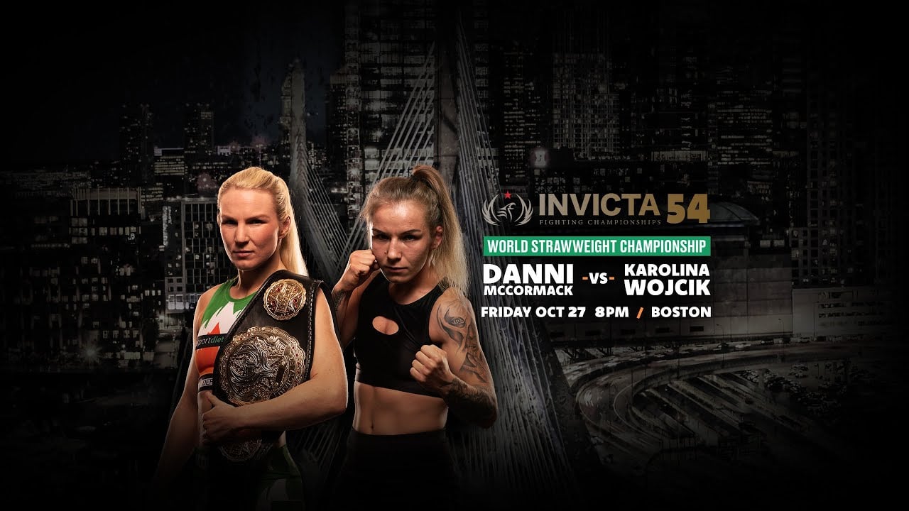 Invicta FC 54 fight poster