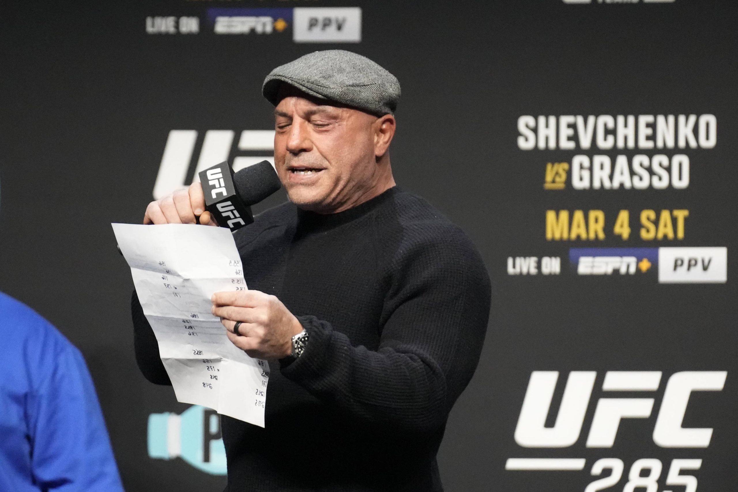 Joe Rogan at UFC 285.