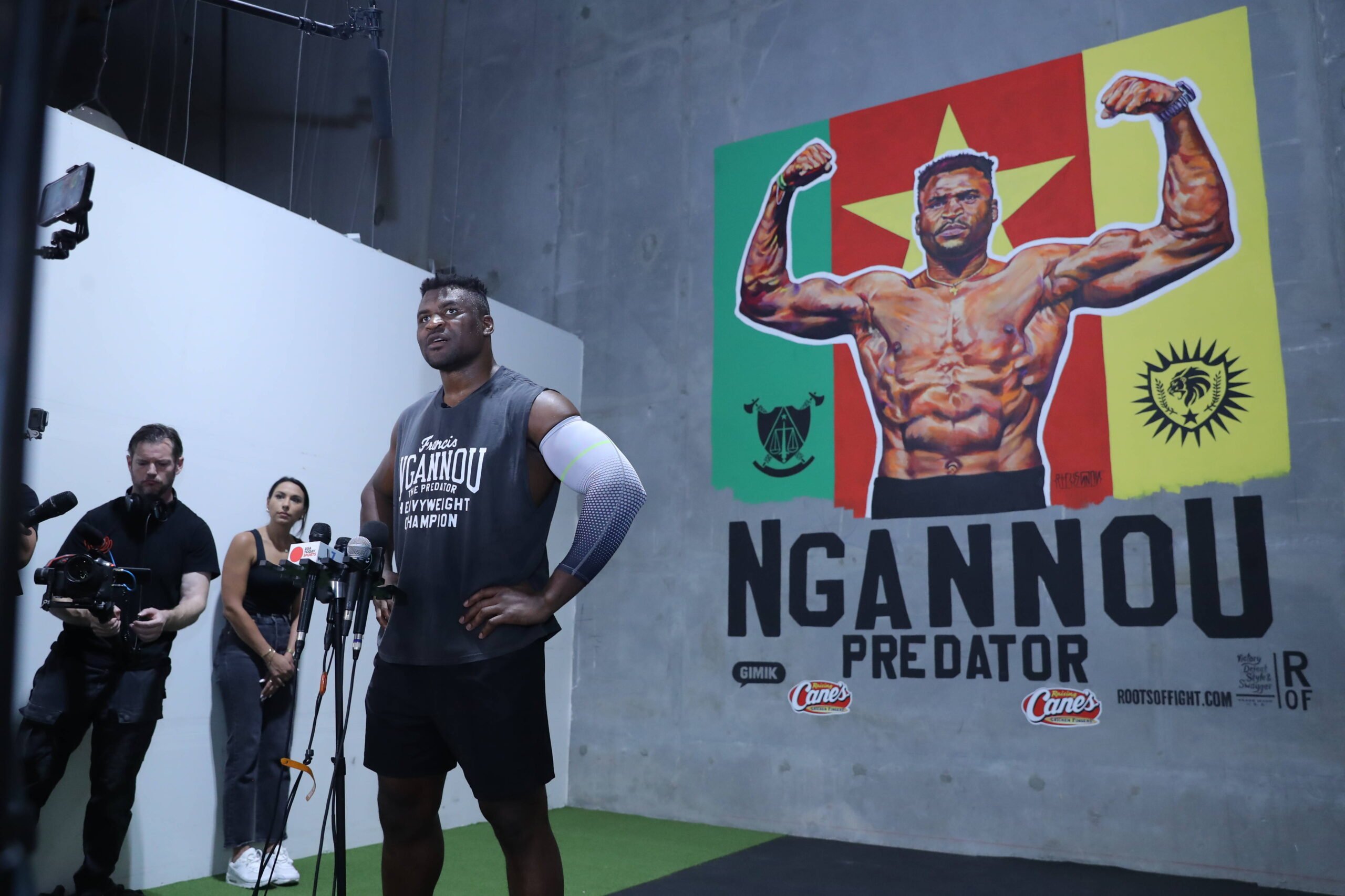 September 26 2023,Francis Ngannou,Media Workout,Las Vegas,Nevadas,Nevada Las Vegas Nevada USA NgonnouWorkout_Hoganphotos1699