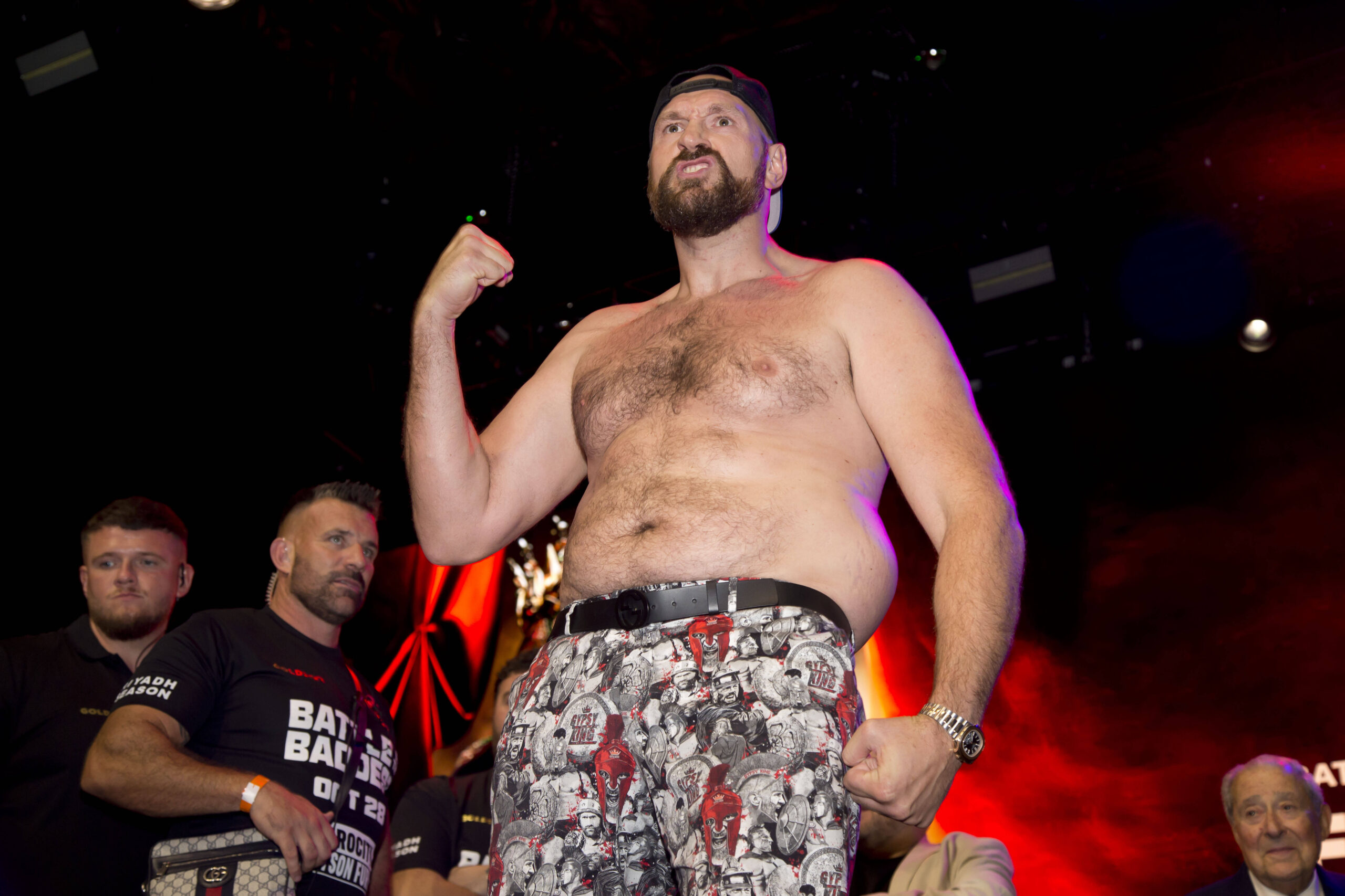 Tyson Fury vs Francis Ngannou press conference, PK, Pressekonferenz Tyson Fury vs Francis Ngannou kick off press conference held at Here at Outerne...