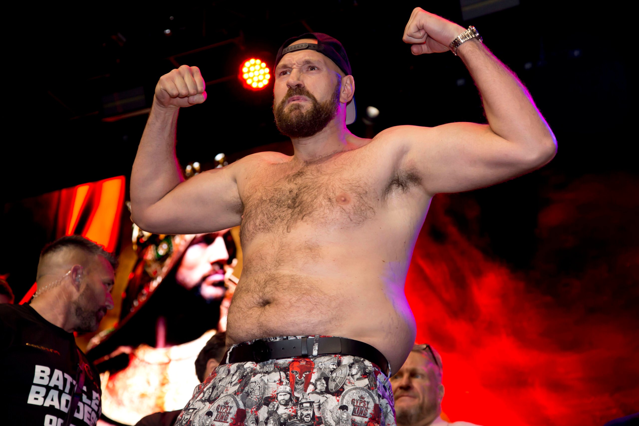 Tyson Fury vs Francis Ngannou press conference, PK, Pressekonferenz Tyson Fury vs Francis Ngannou kick off press conference held at Here at Outerne...